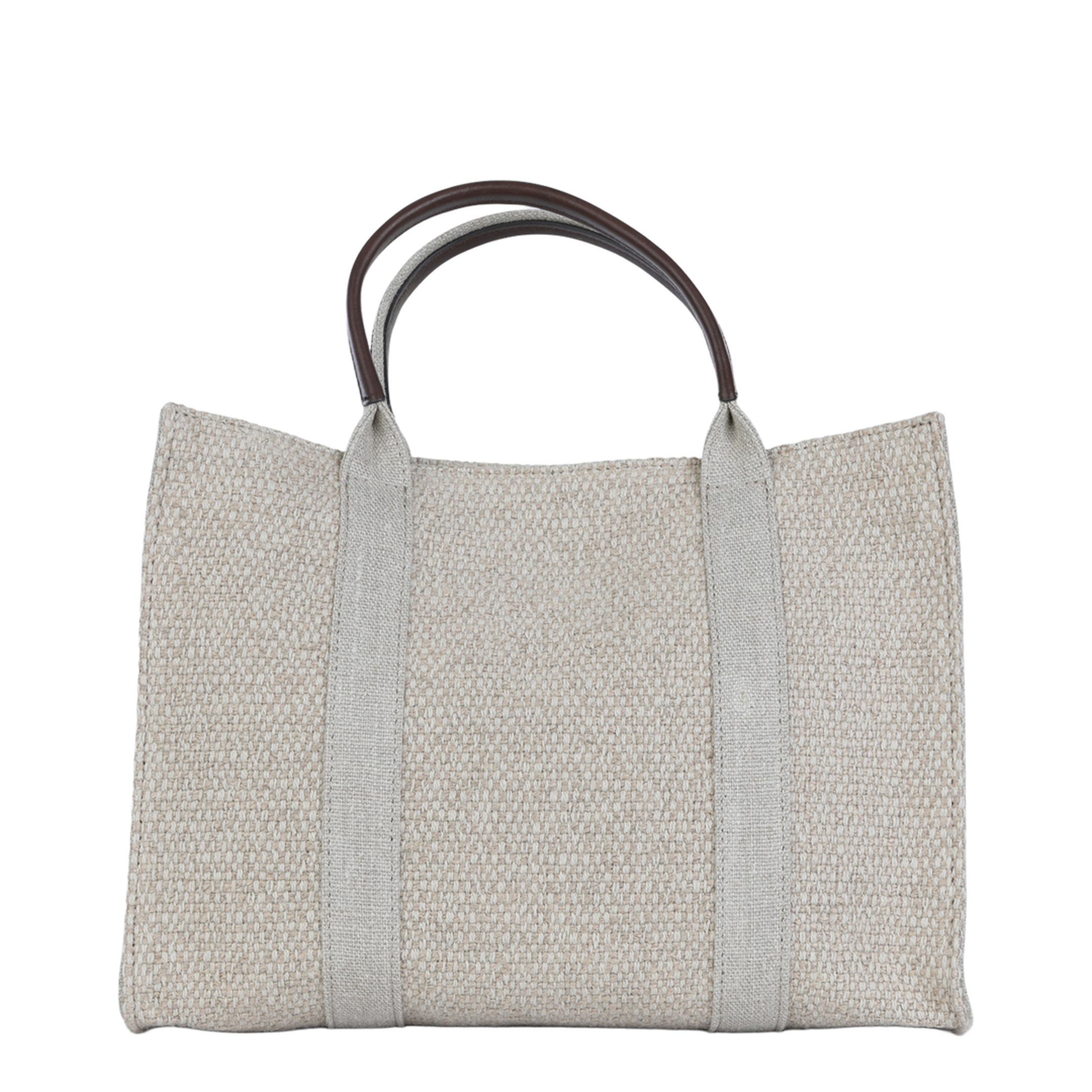 Georgia Canvas Tote - Beige - Image 5
