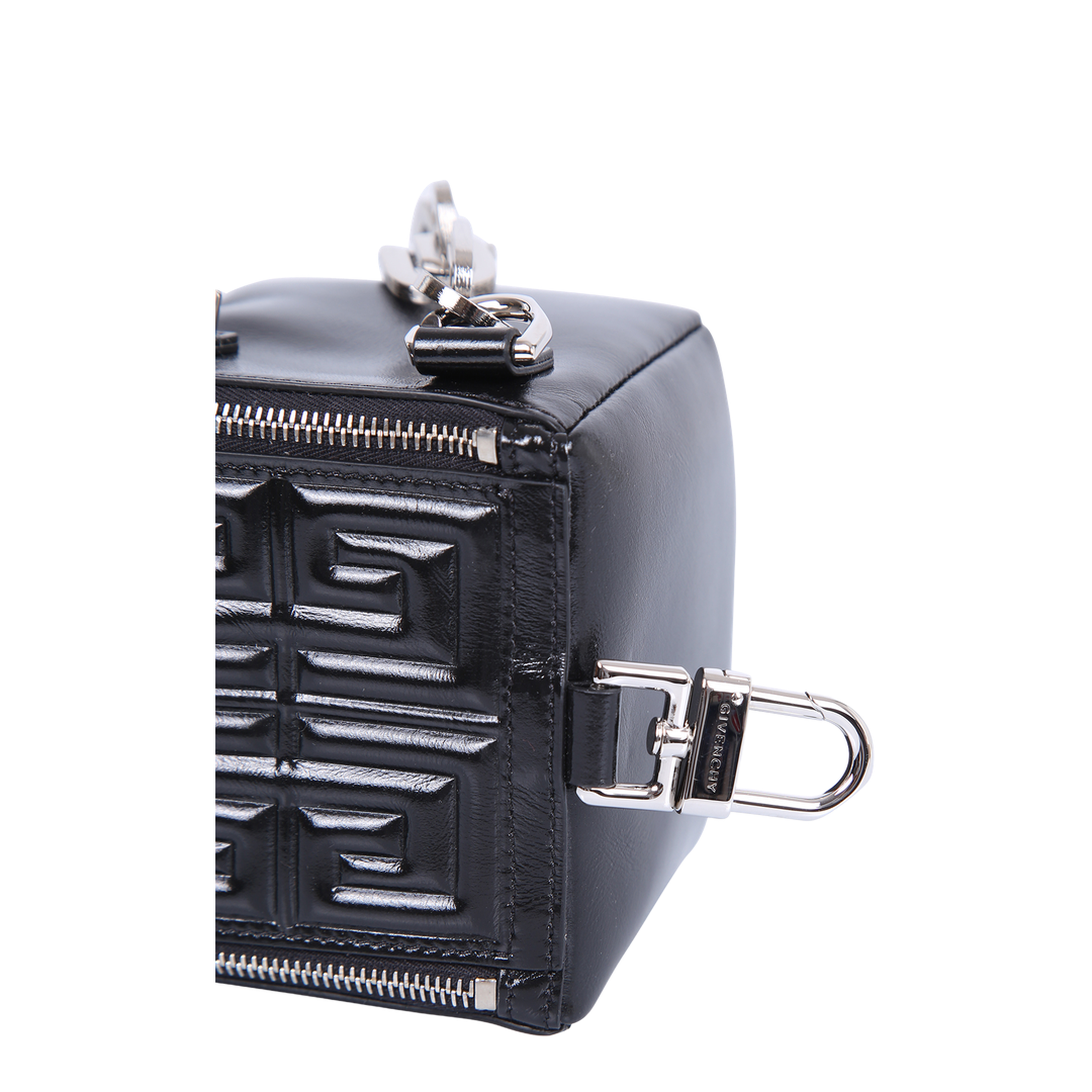Pandora Cube Crossbody Bag in Black - Image 2