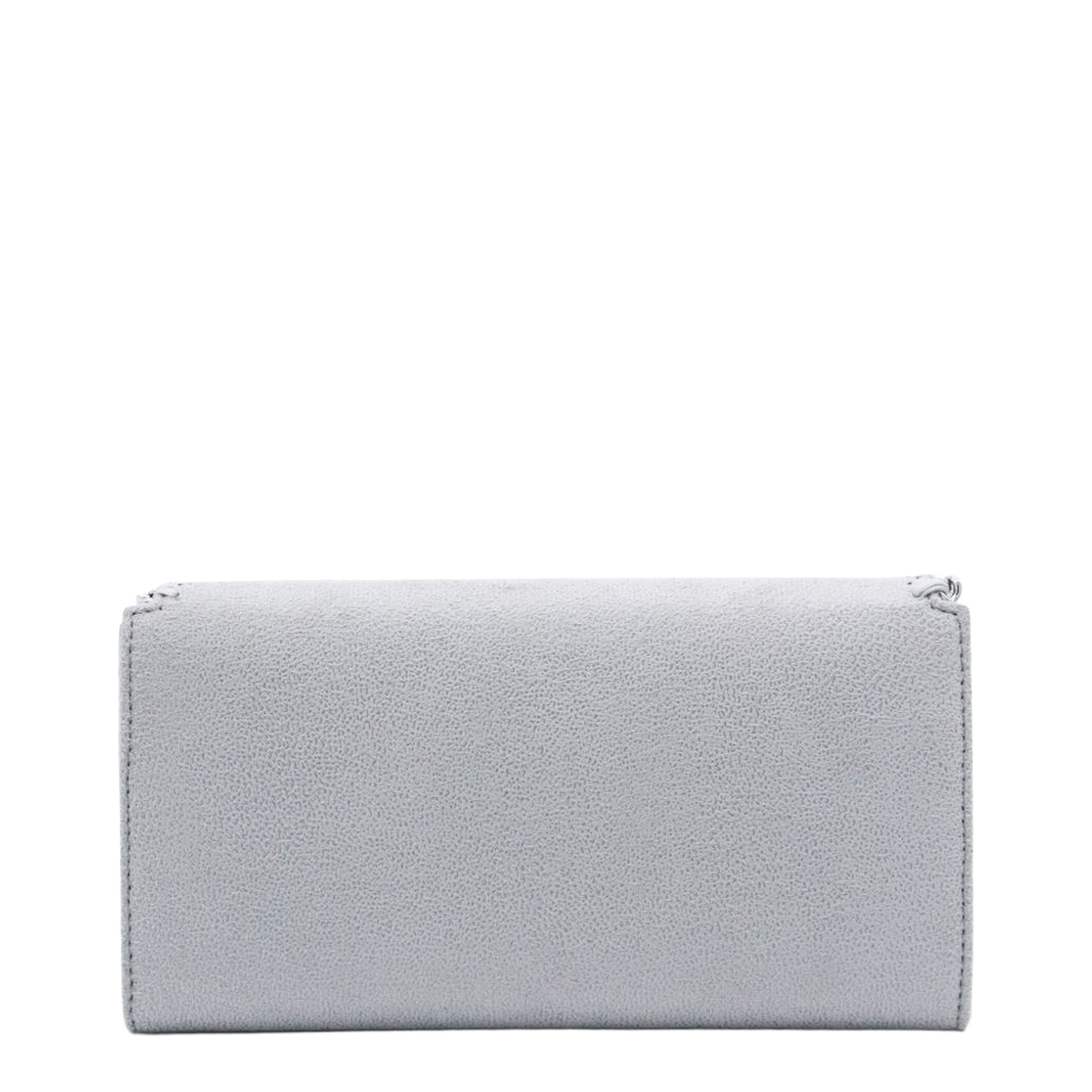 Falabella Continental Wallet With Chain - Light Grey - Image 2