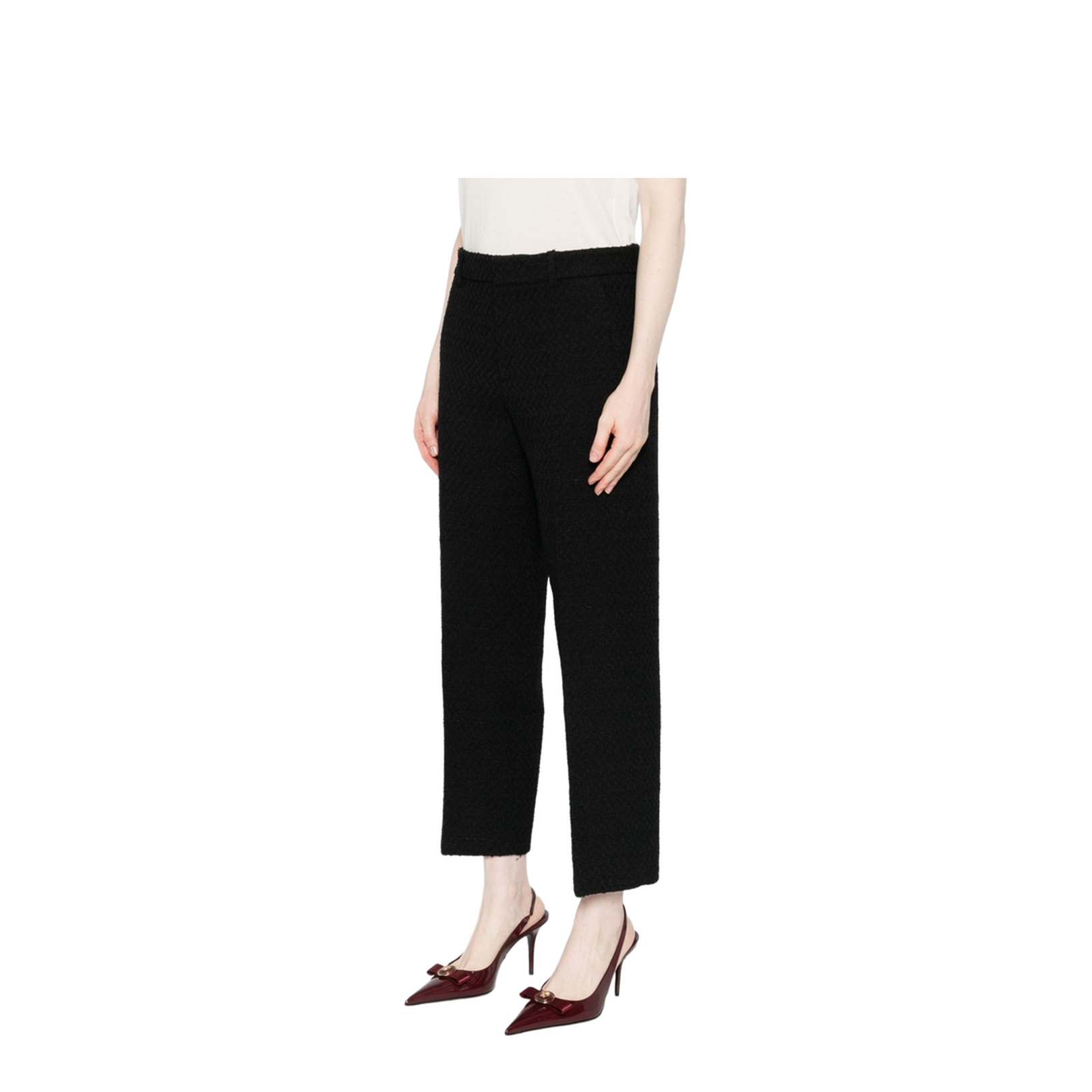 Wool Tweed Trousers - Image 4