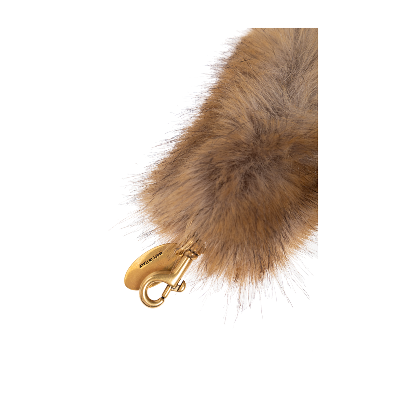 Animal-free Fur Strap in Cream - Image 3