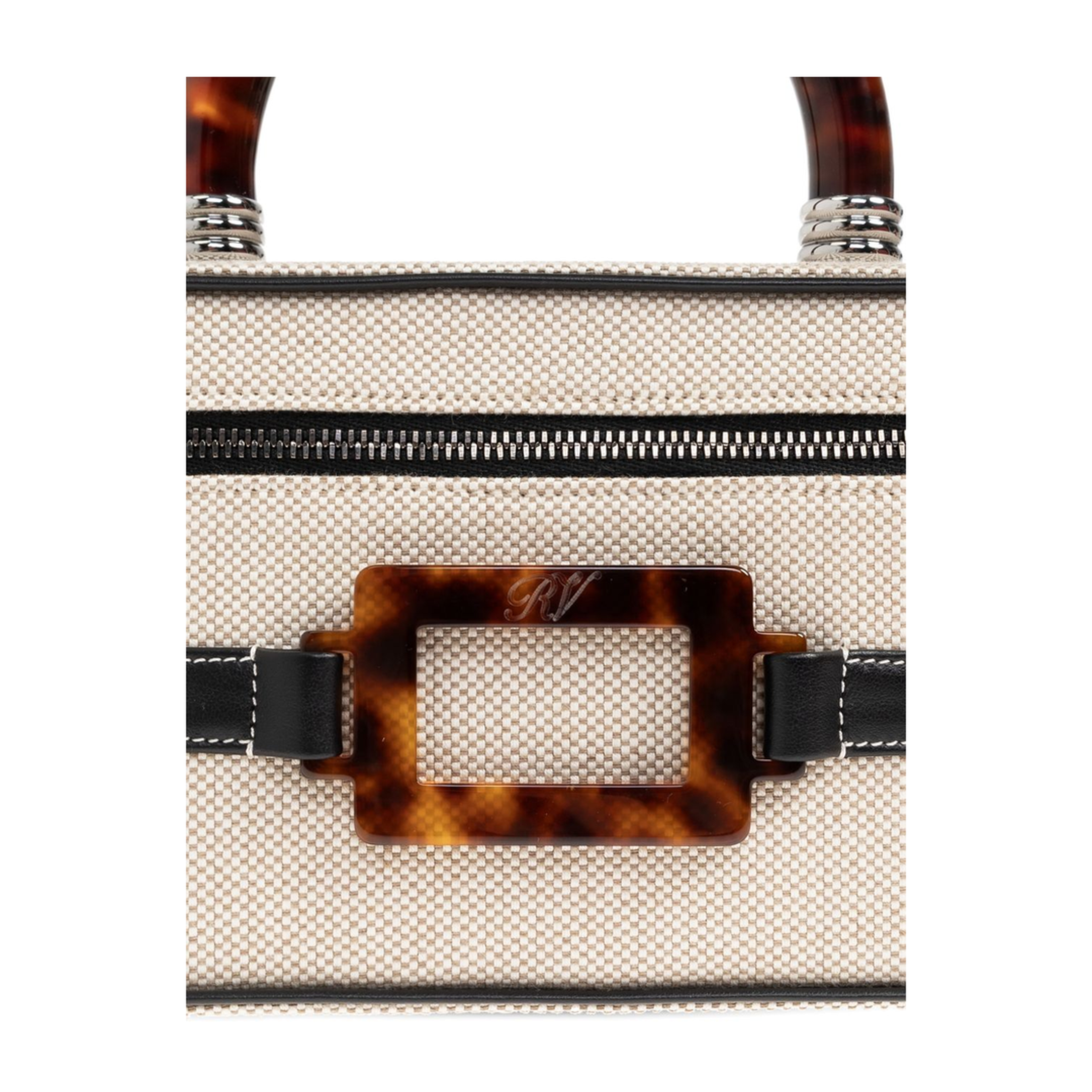 Vanity Belle Vivier Mini Bag Canvas - Image 2