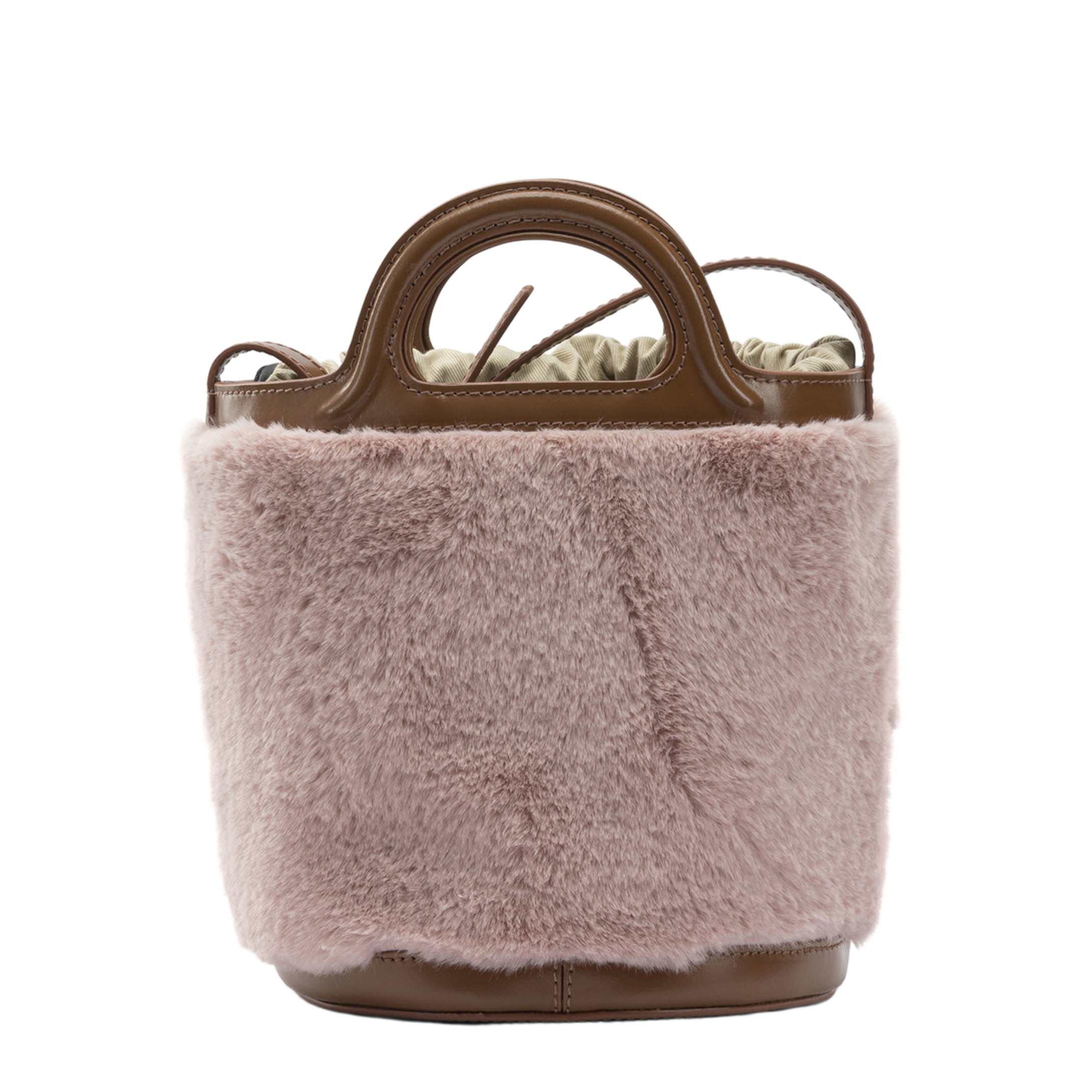 Tropicalia Small Smooth Leather Handle Bag - Light Pink - Image 3