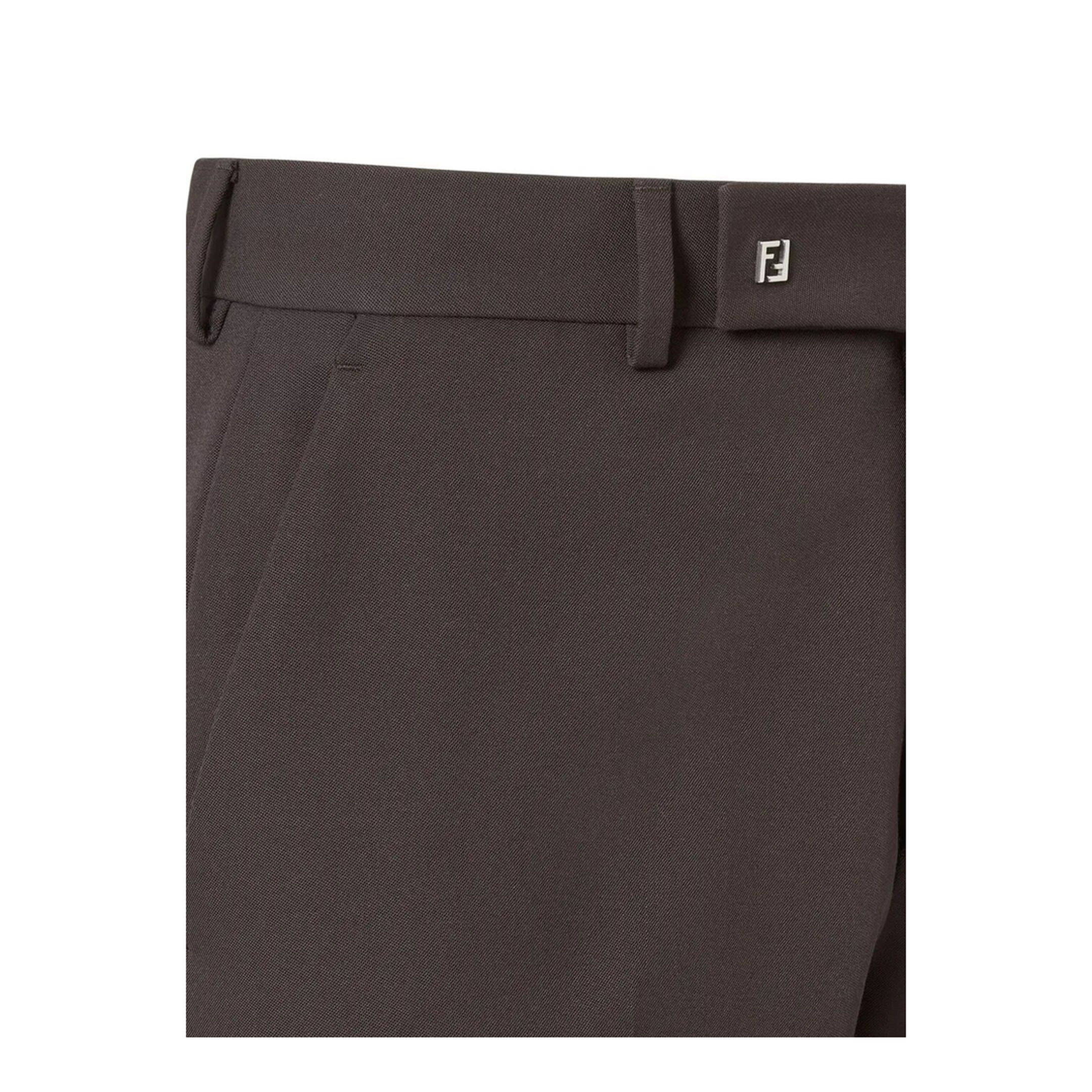 Cigarette Wool Trousers - Image 3