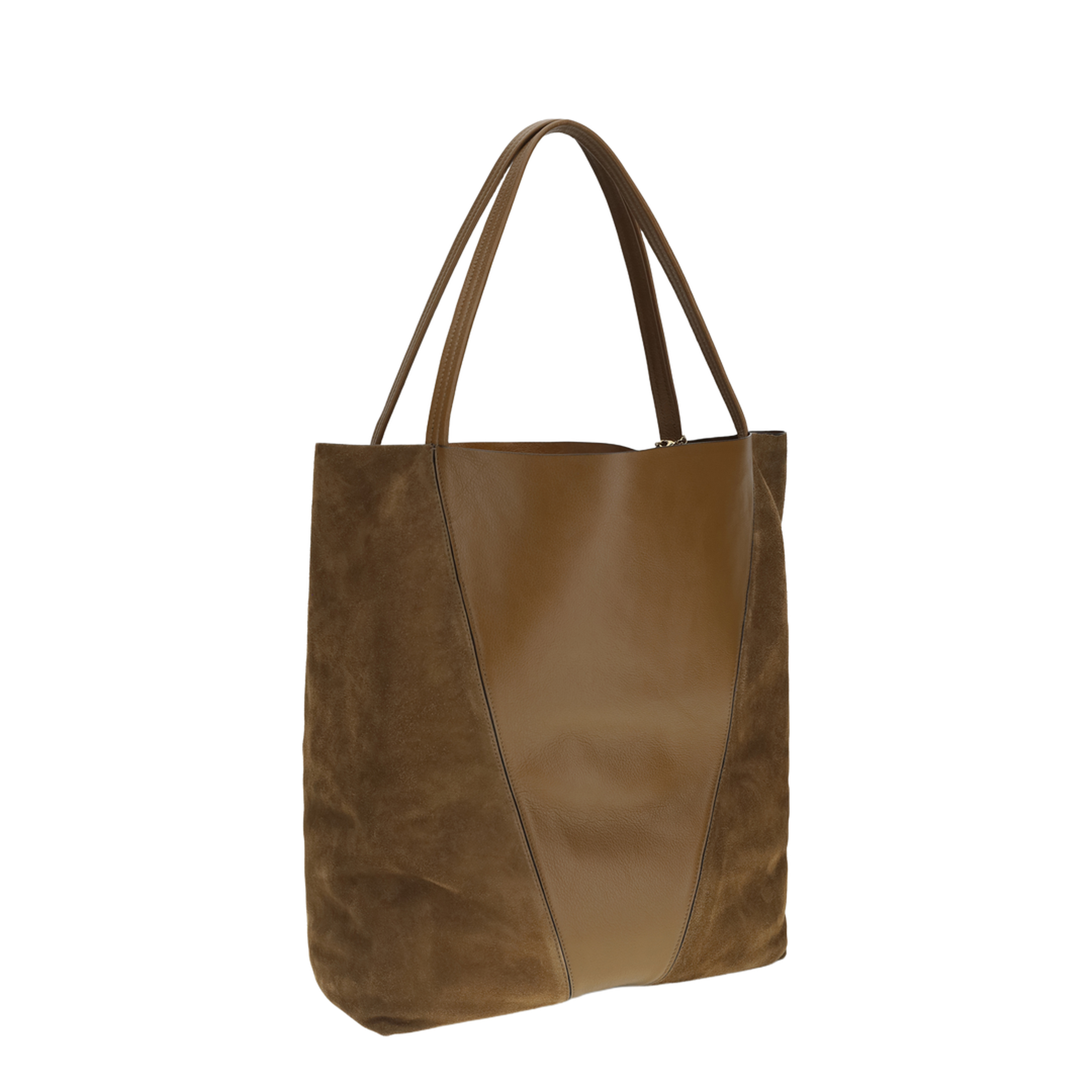 Spin Tote Bag in Grenadine Leather and Suede - Image 3