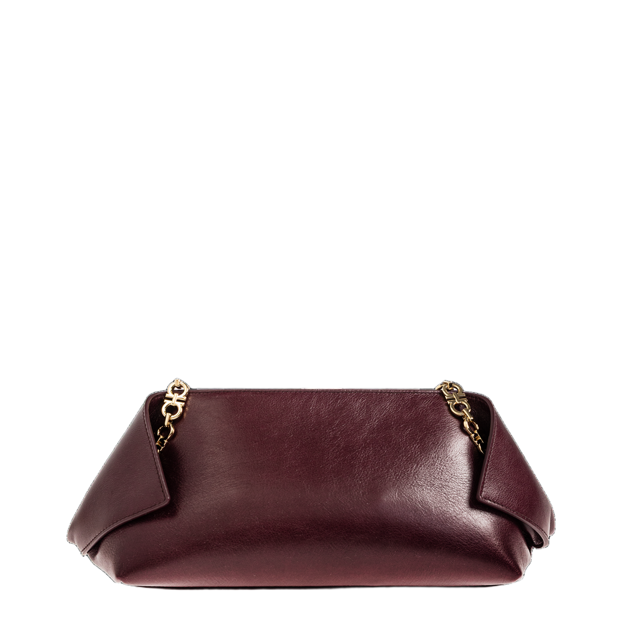 Scarf Small Calfskin Shoulder Bag - Plum - Image 2