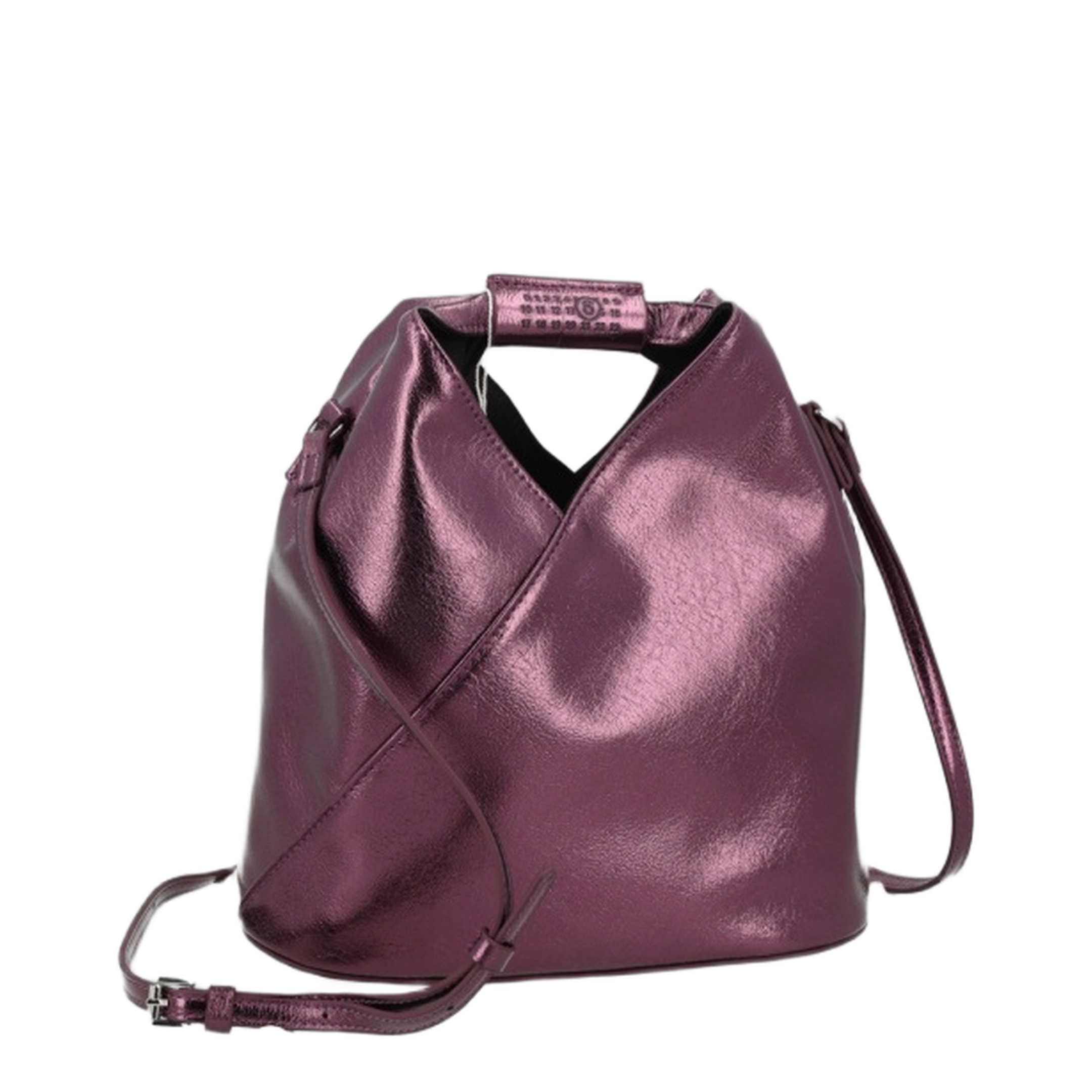 Japanese Polyester Crossbody - Aubergine / Purple - Image 1