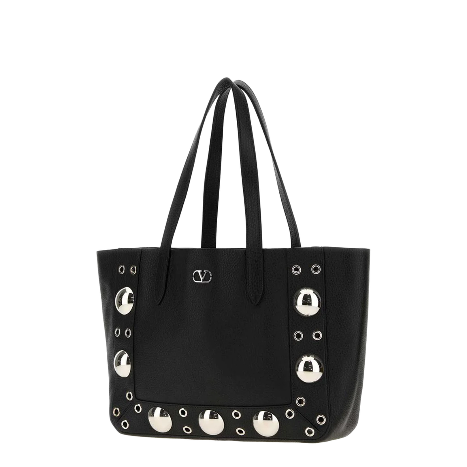 Black Leather Small Nellcôte Shopping Bag - Image 2