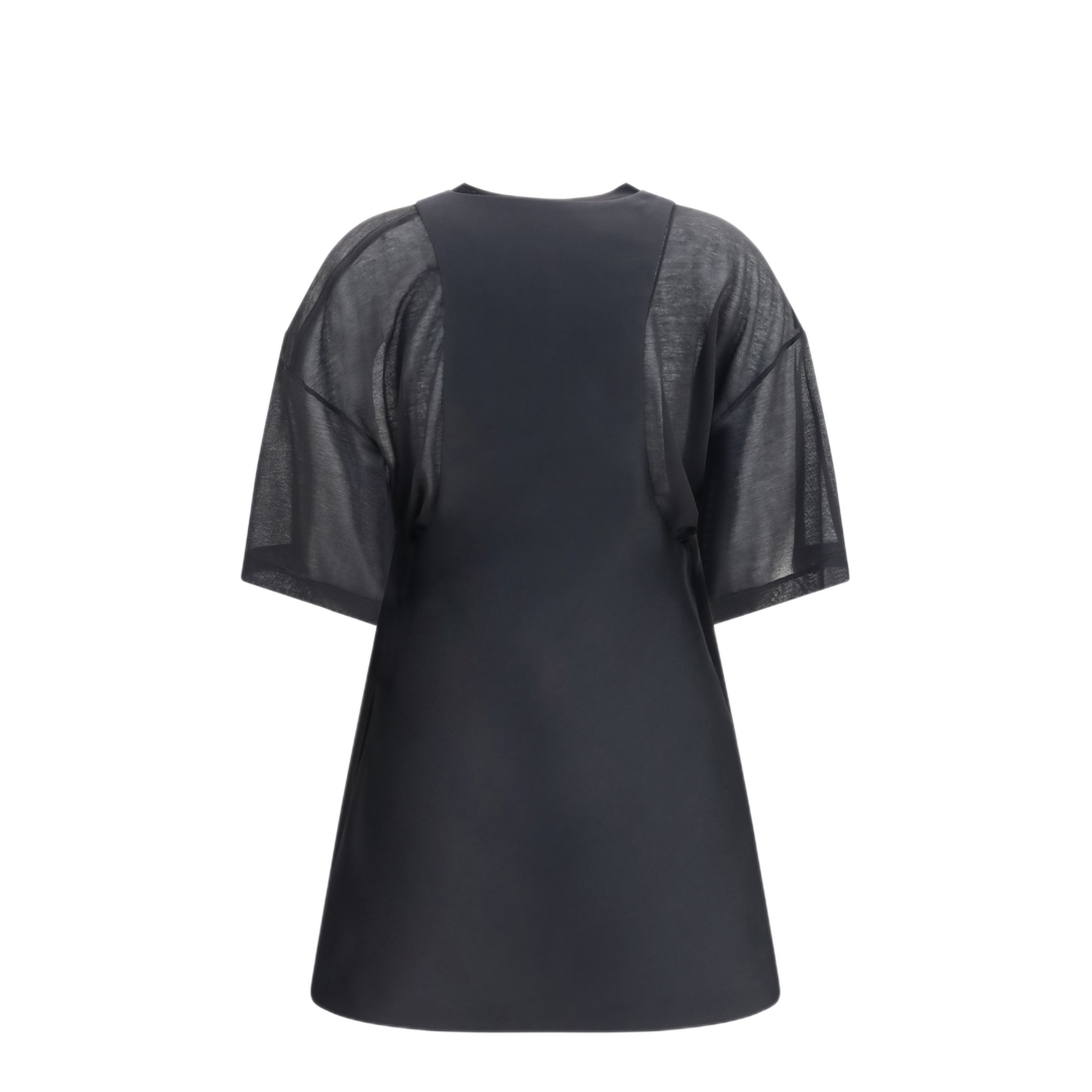 Hybrid Dress with Sheer T-Shirt - Image 2