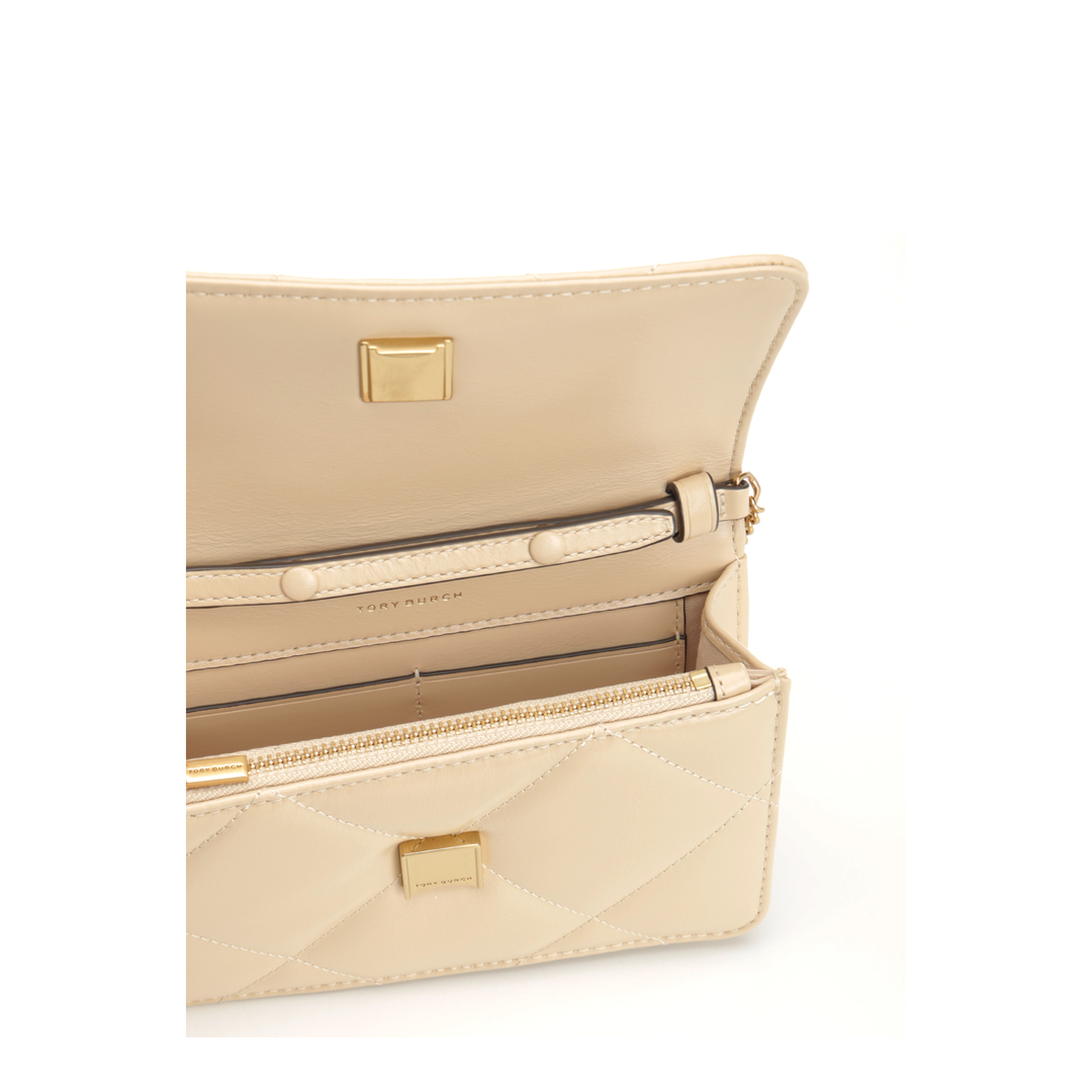 Kira Diamond Quilt Mini Top Handle Chain Wallet - Image 4