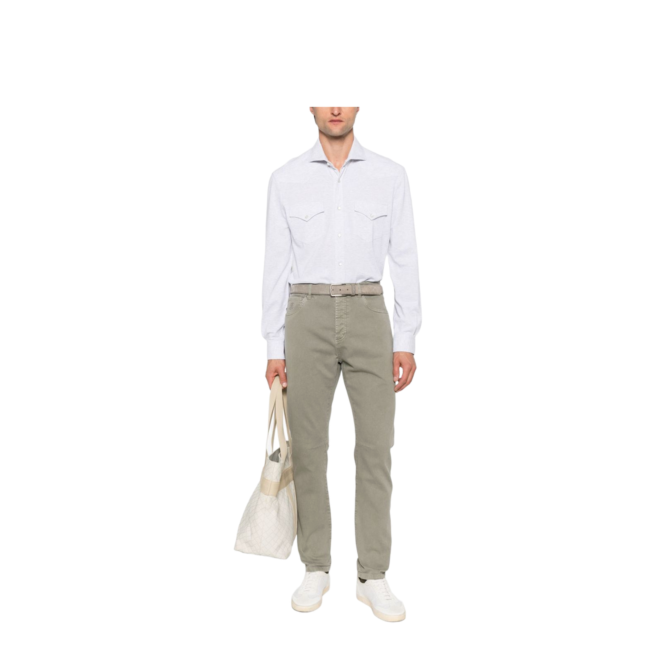 Piqué Cotton Shirt - Image 4