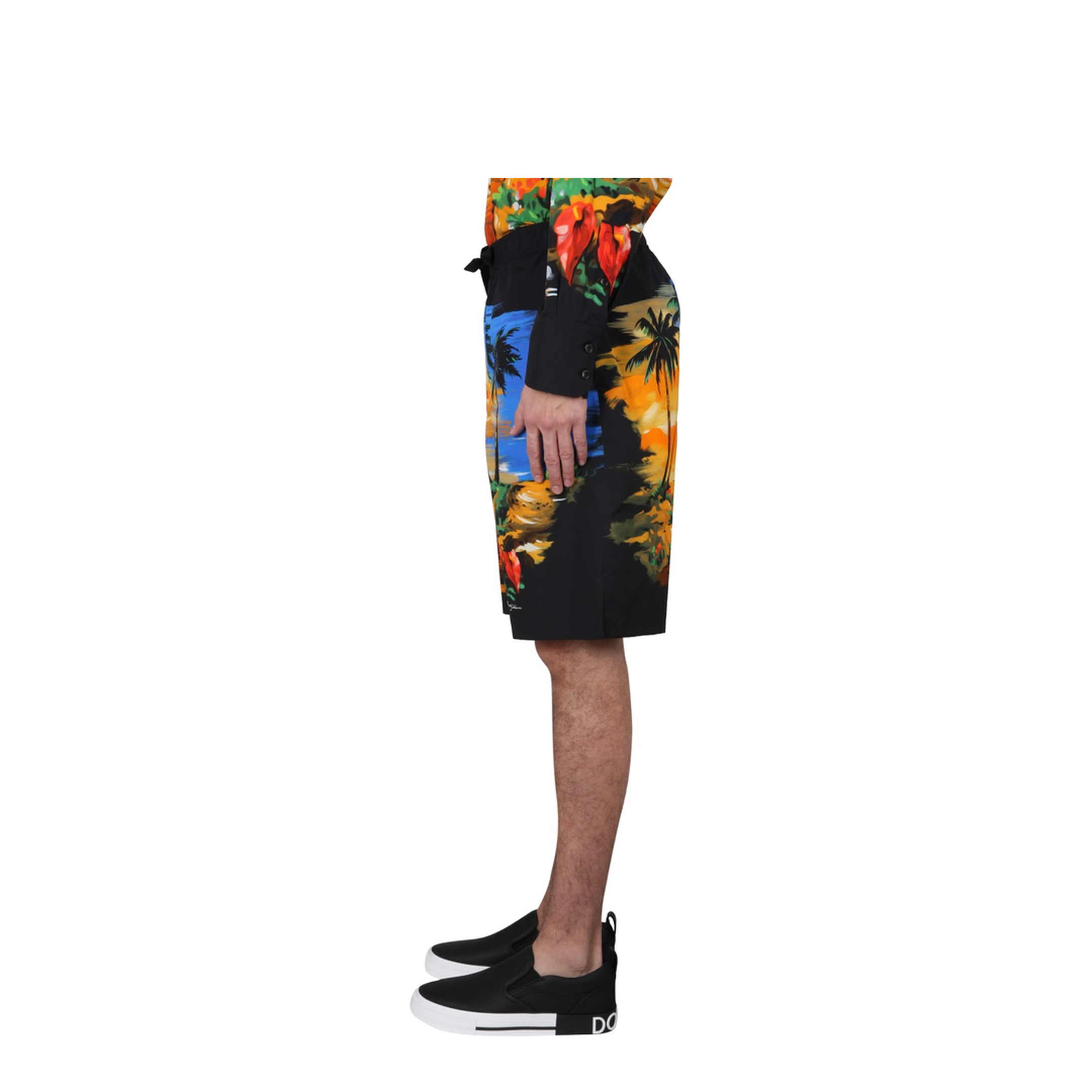Bermuda Shorts with Hawaii Print - Image 3