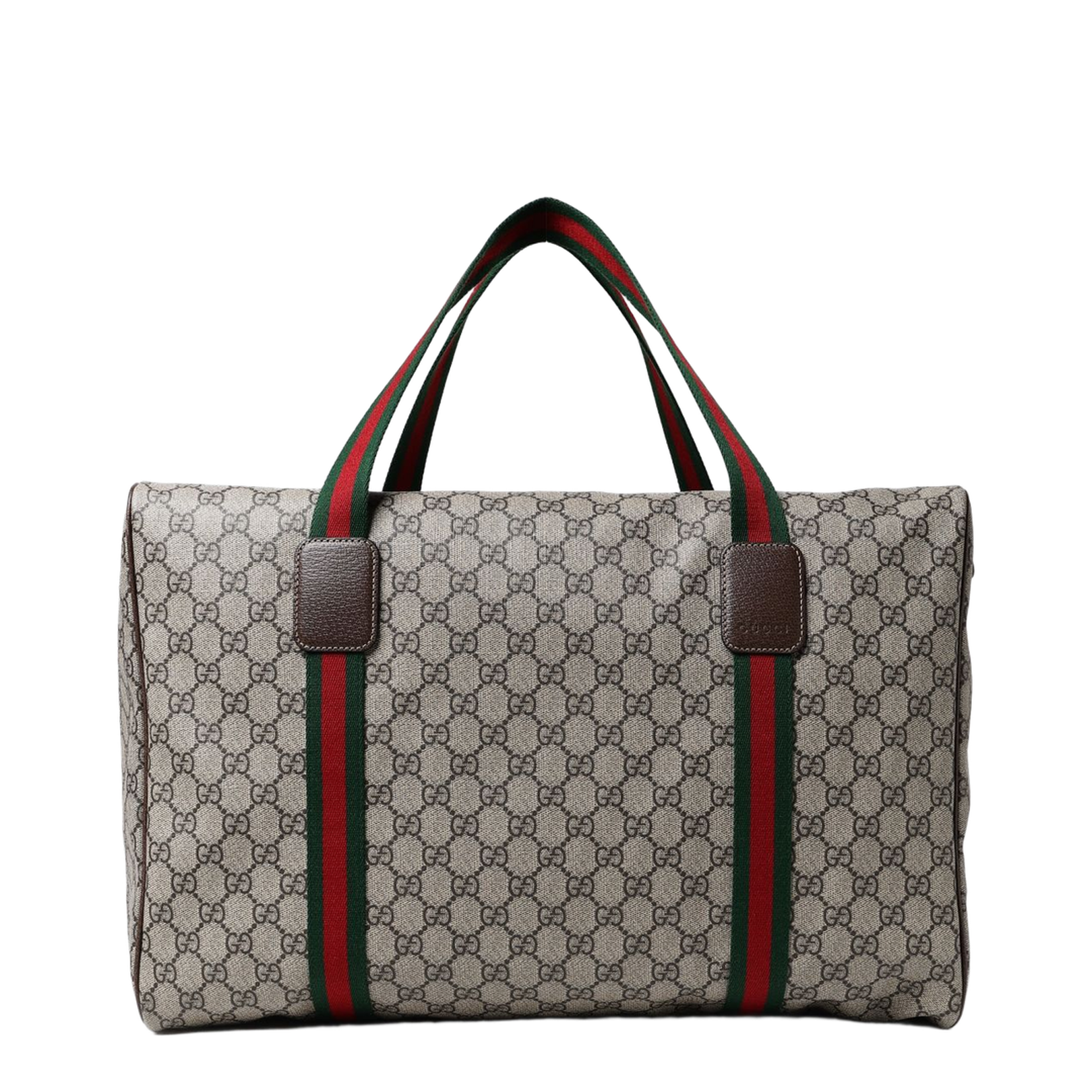 Ophidia Medium Leather Duffel Bags - Beige - Image 4