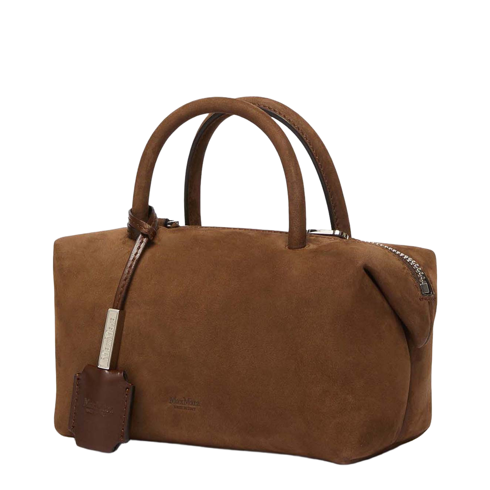 Small Holdall Suede Top Handle - Image 4