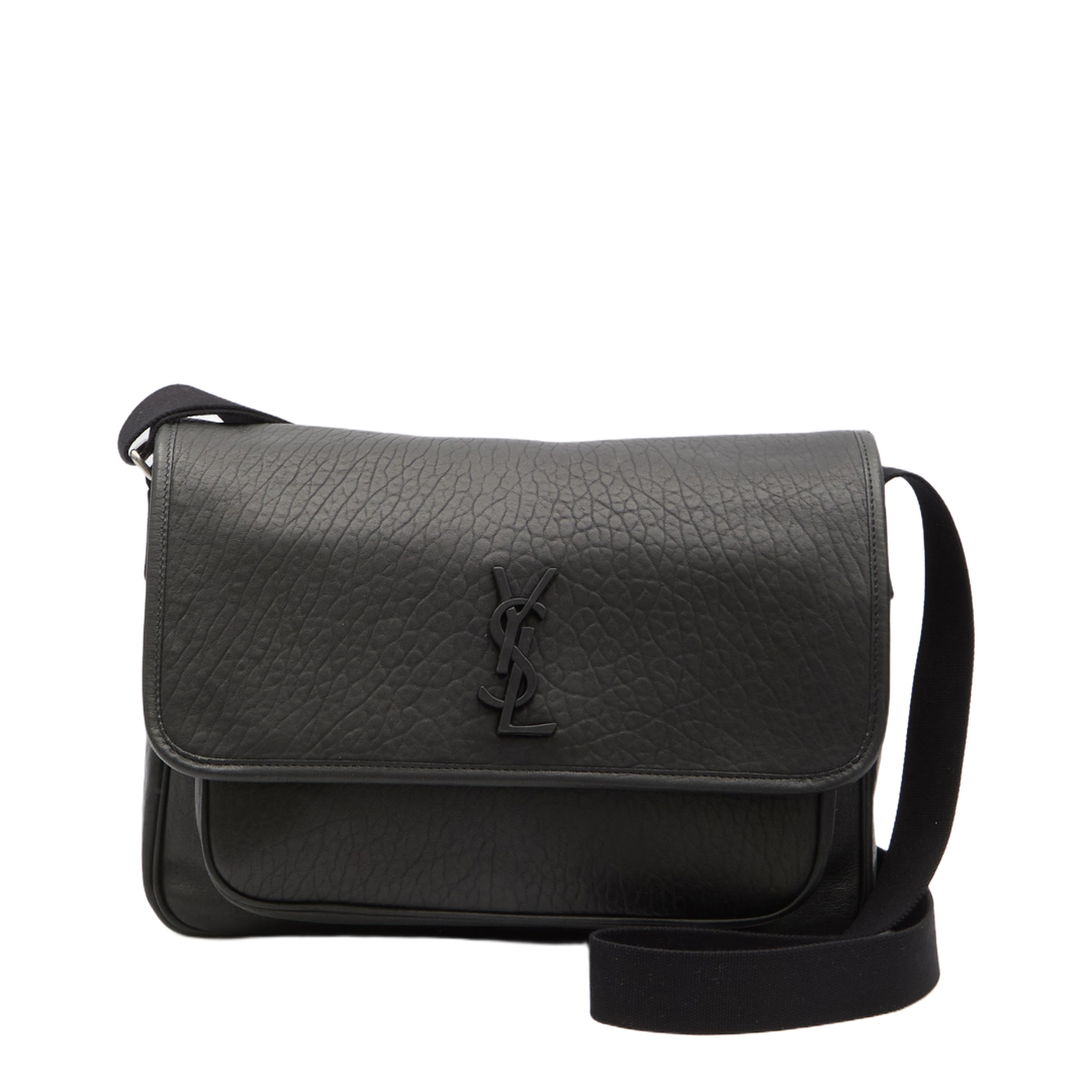 Niki Calfskin Messenger Bag - Black - Image 1
