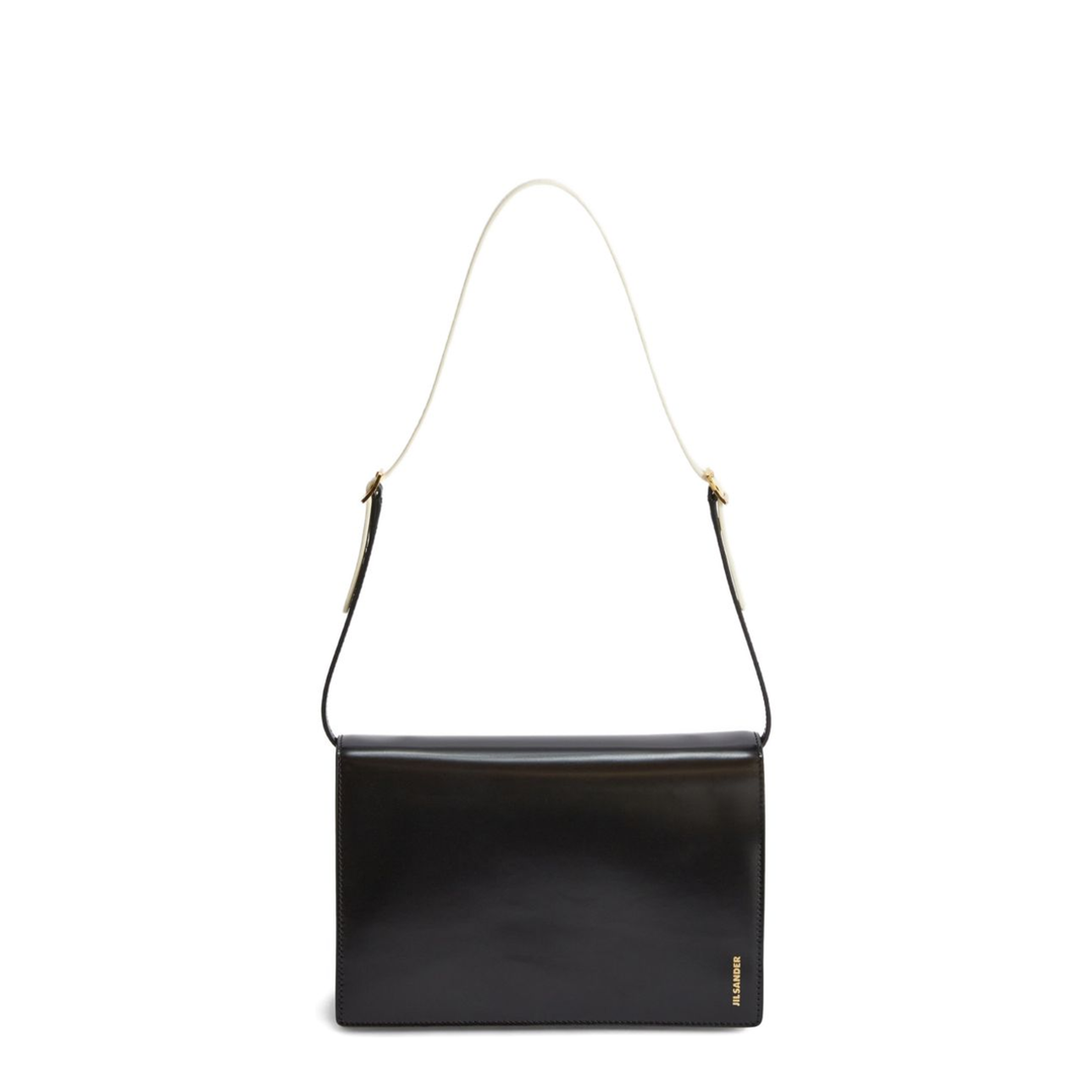 File Small Calf Leather Crossbody Bag - Nero - Image 1