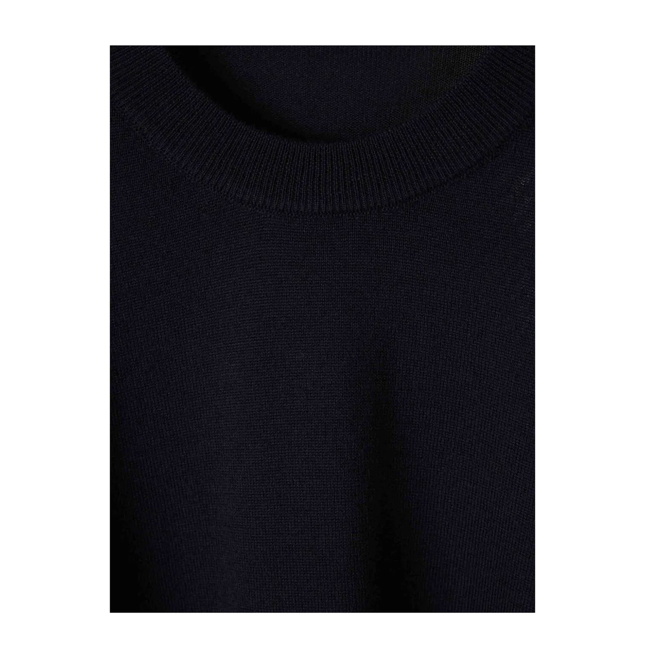 Lightweight Wool Crew Neck Pullover - Image 3
