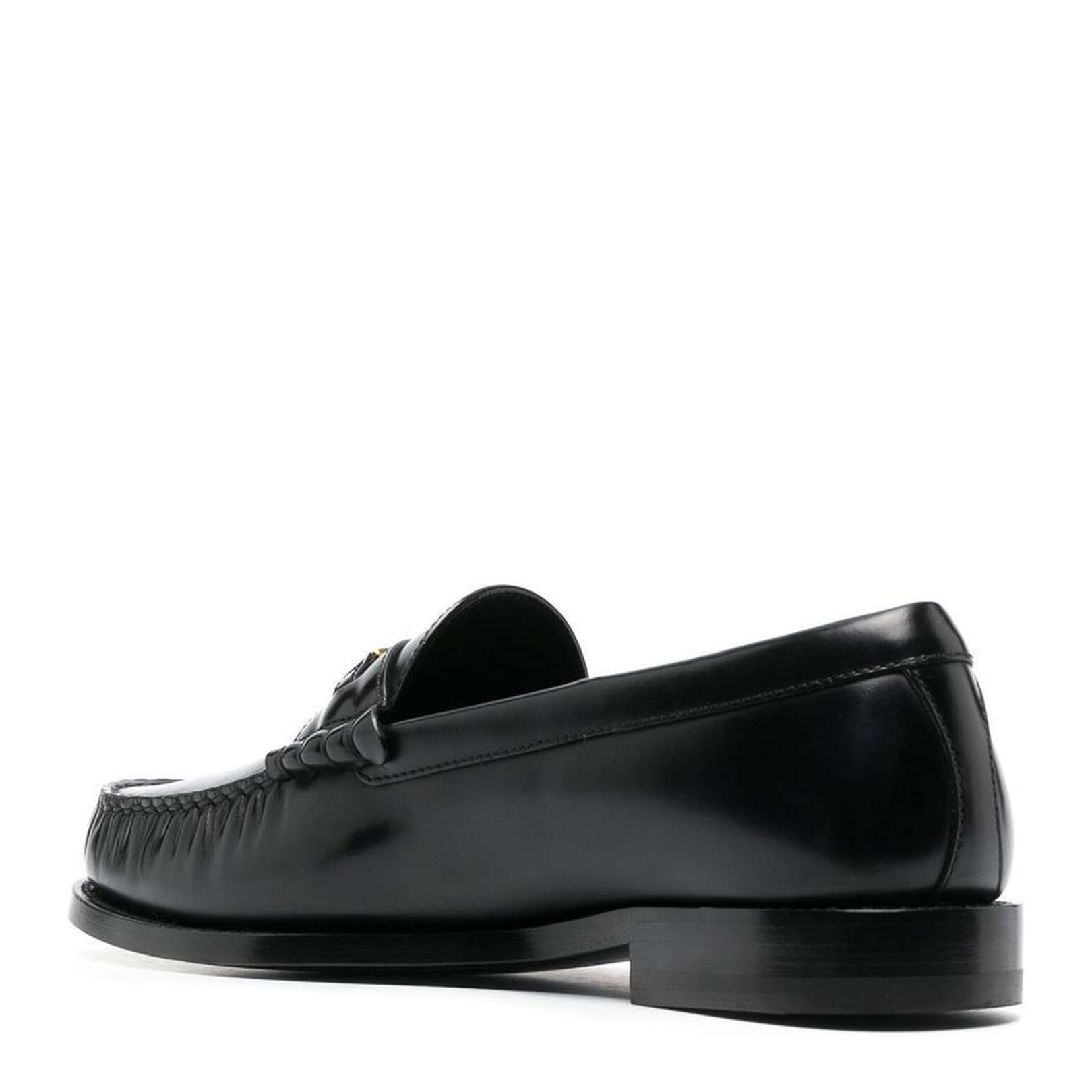 Triomphe Loafer in Polished Bull - Black - Image 4