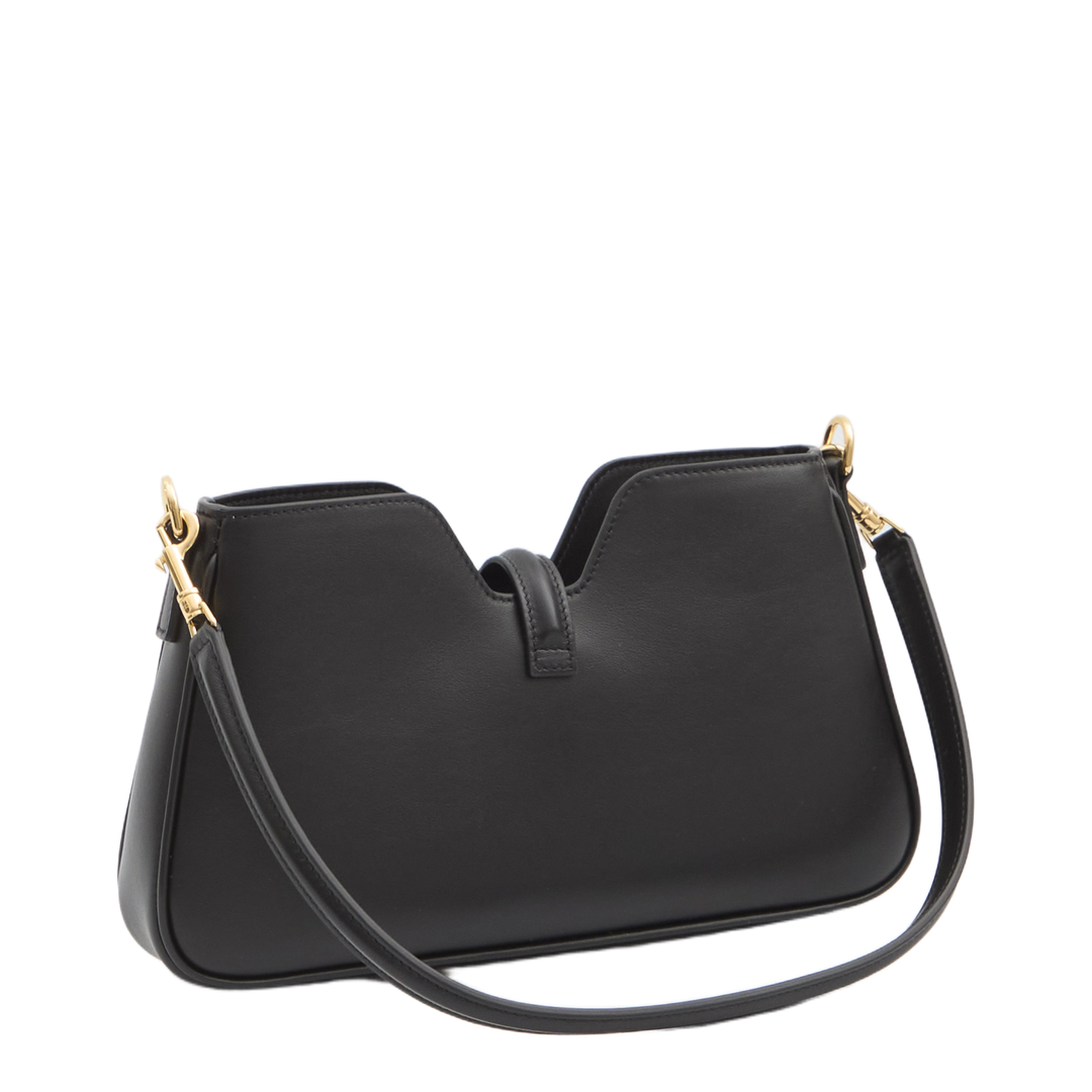 Shoulder Camille 16 Soft in Smooth Calfskin - Black - Image 2