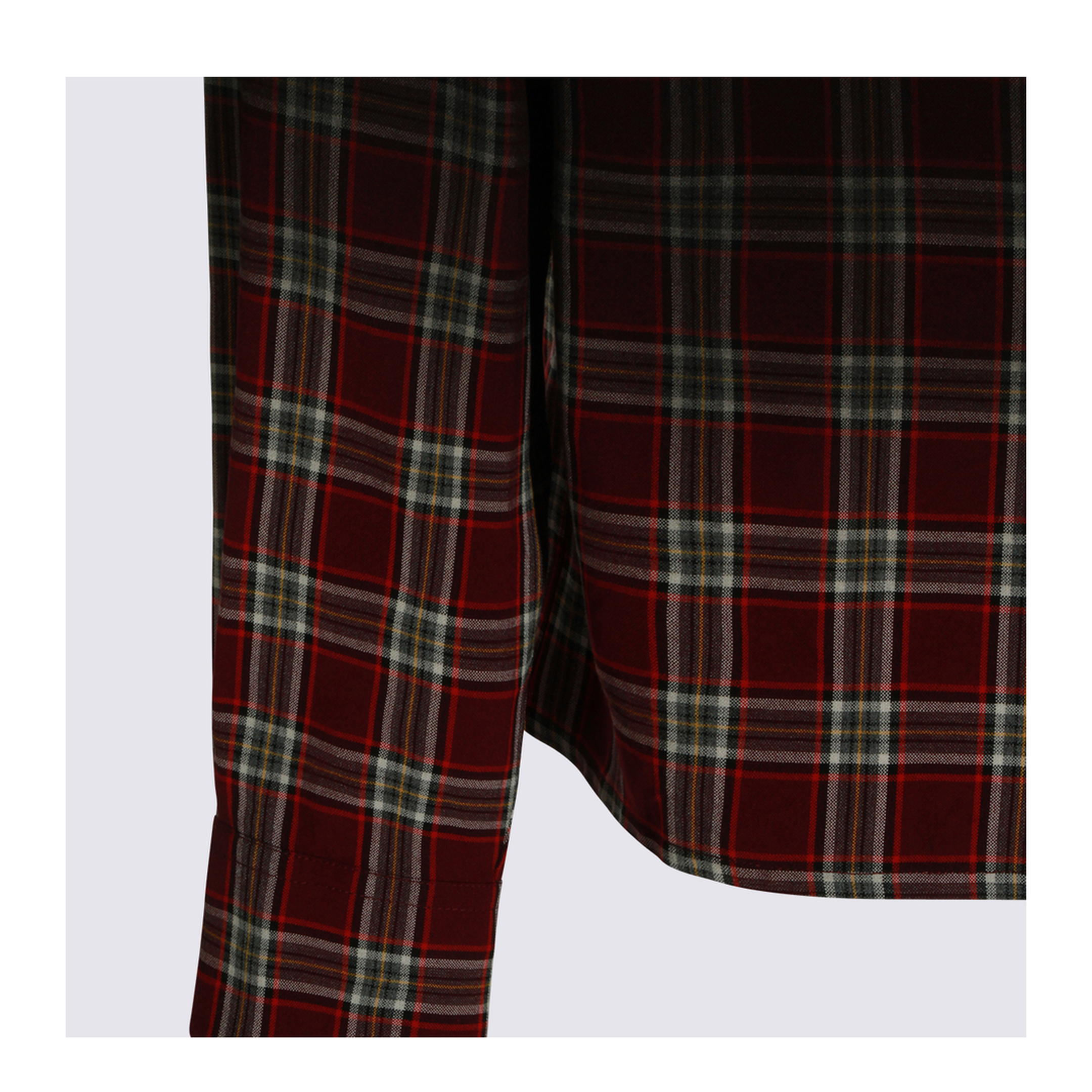 Red Gradient Check Shirt - Image 8
