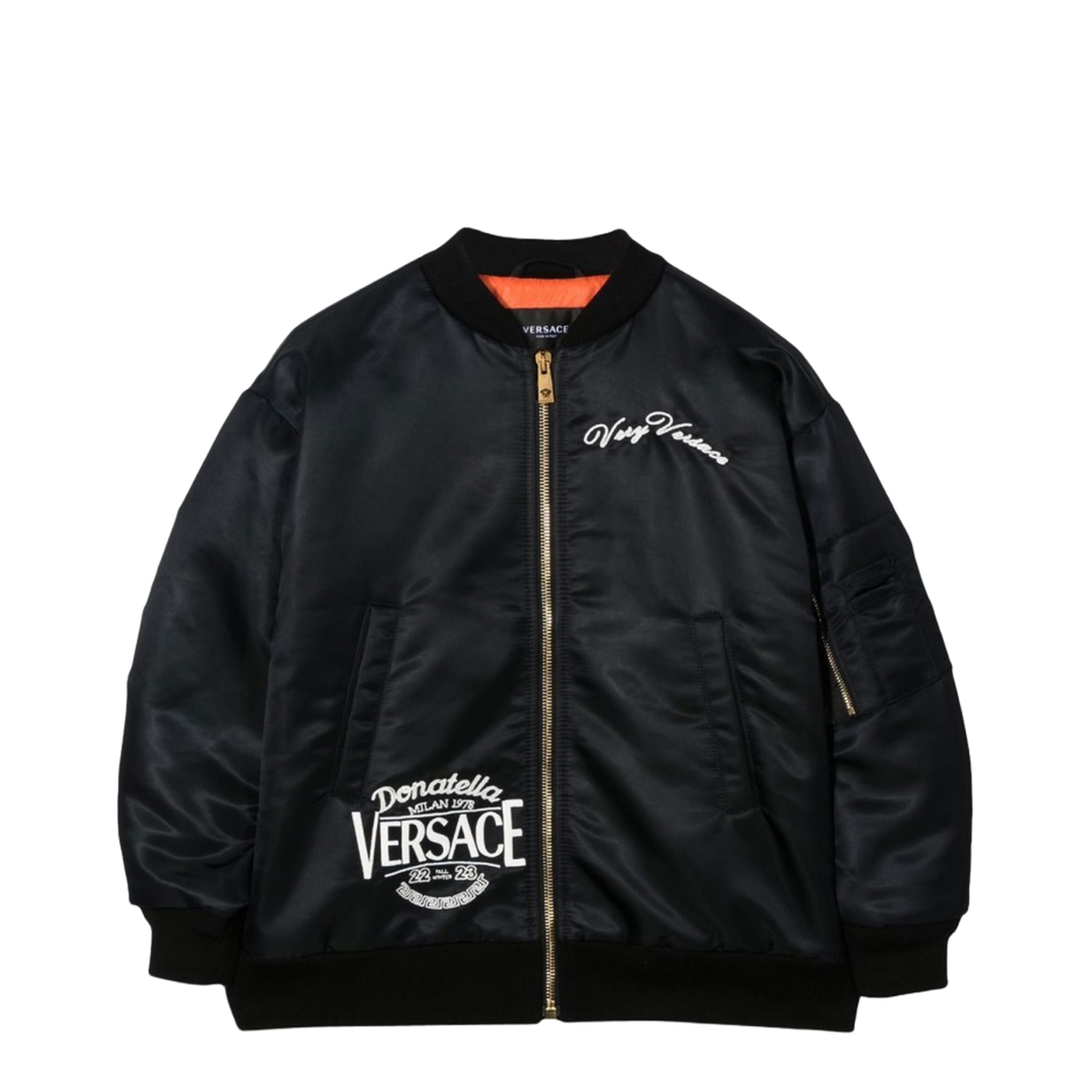 Embroidery Bomber Jacket - Image 1