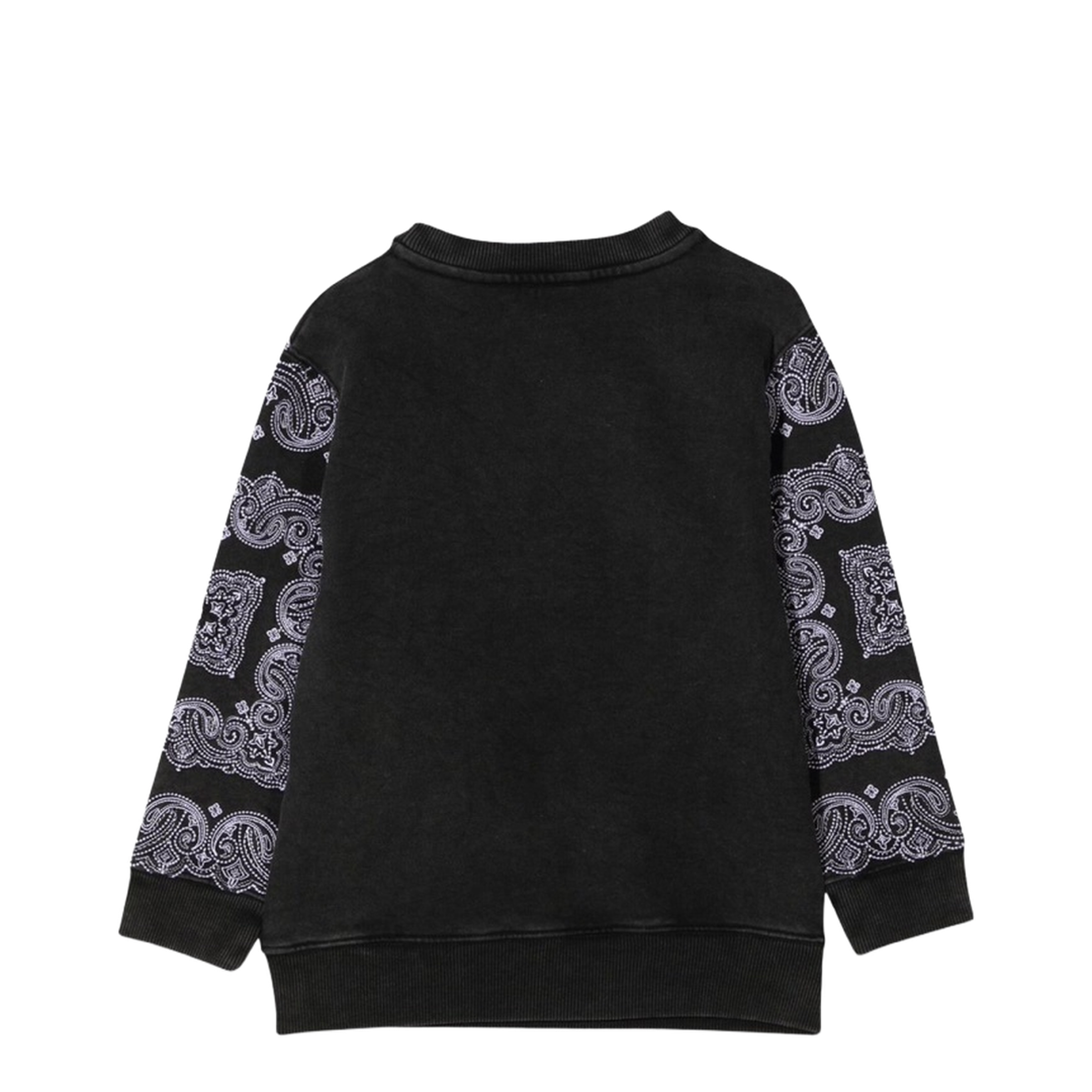 Crewneck Sweatshirt Patterned Print and Logo - Image 2