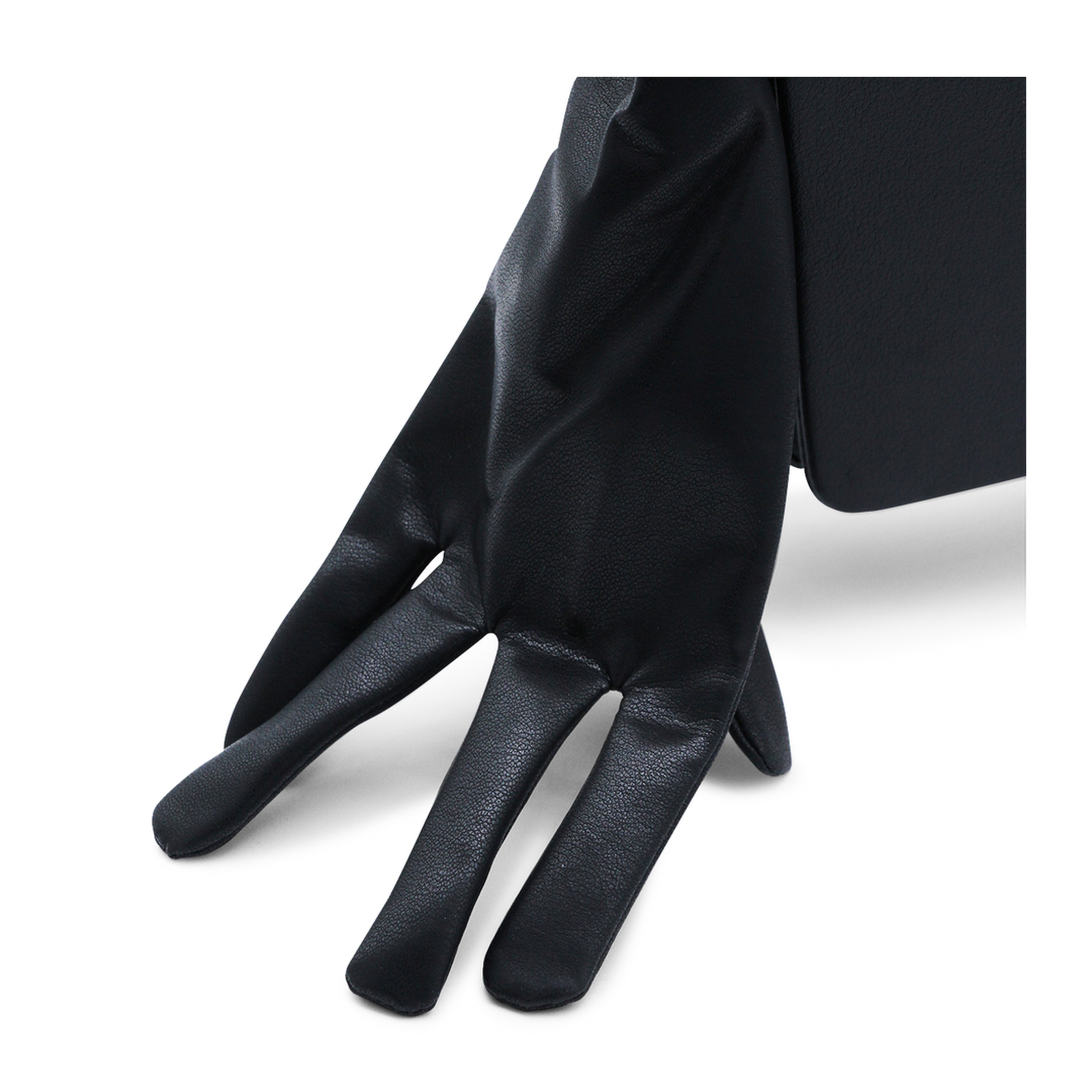 Glove Small Coated Polyester Shoulder Bag - Black - Image 7