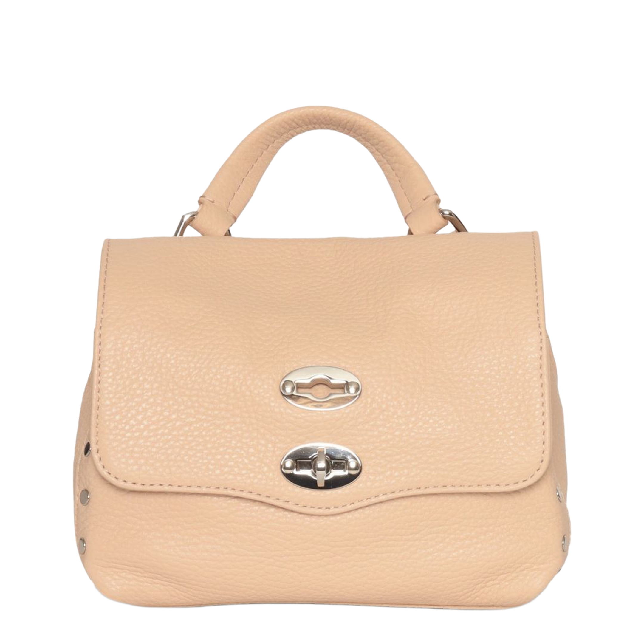 Postina Medium Calf Leather Top-Handle Bag - Pink - Image 1