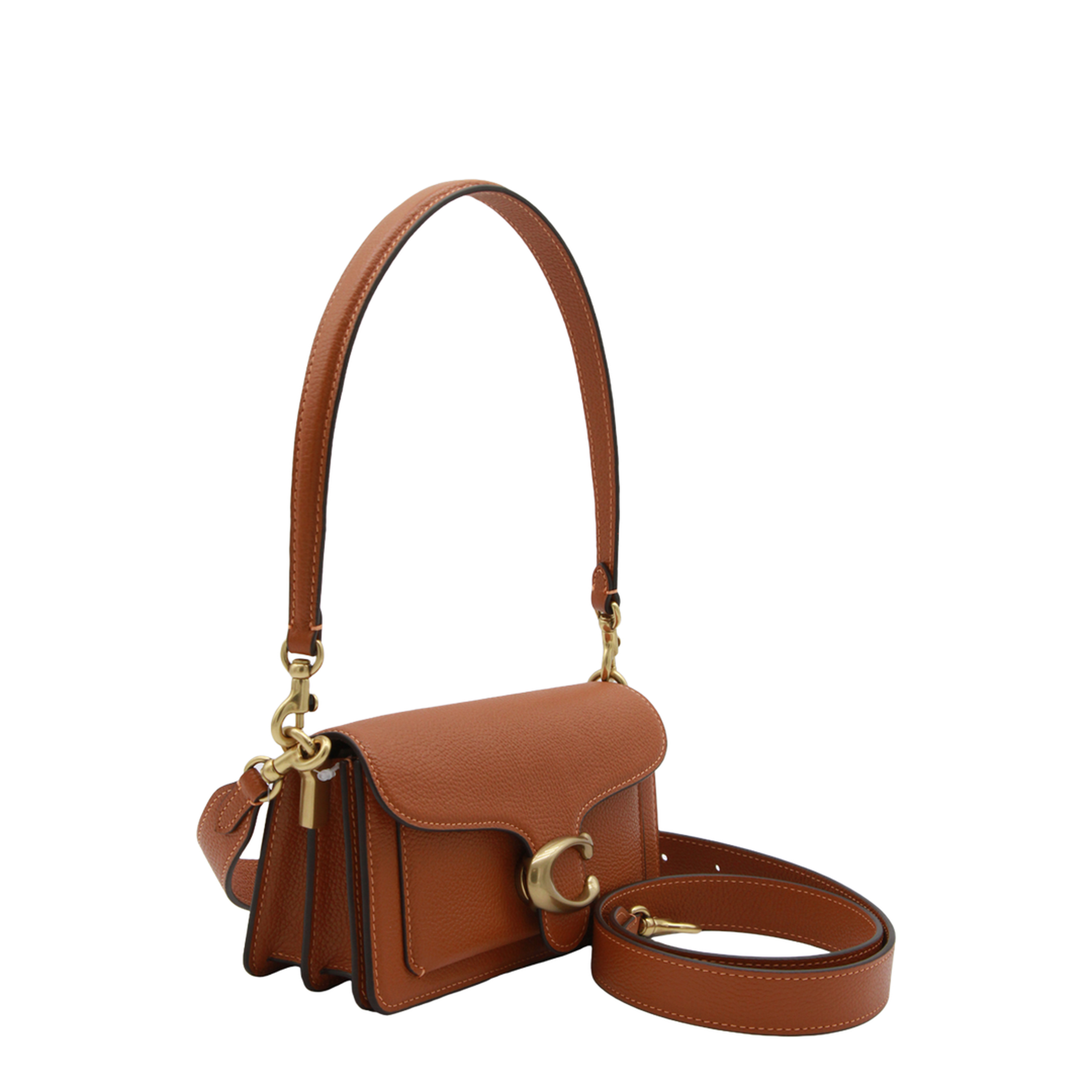 Tabby 20 Polished Pebble Leather Shoulder Bag - b4/black - Image 4