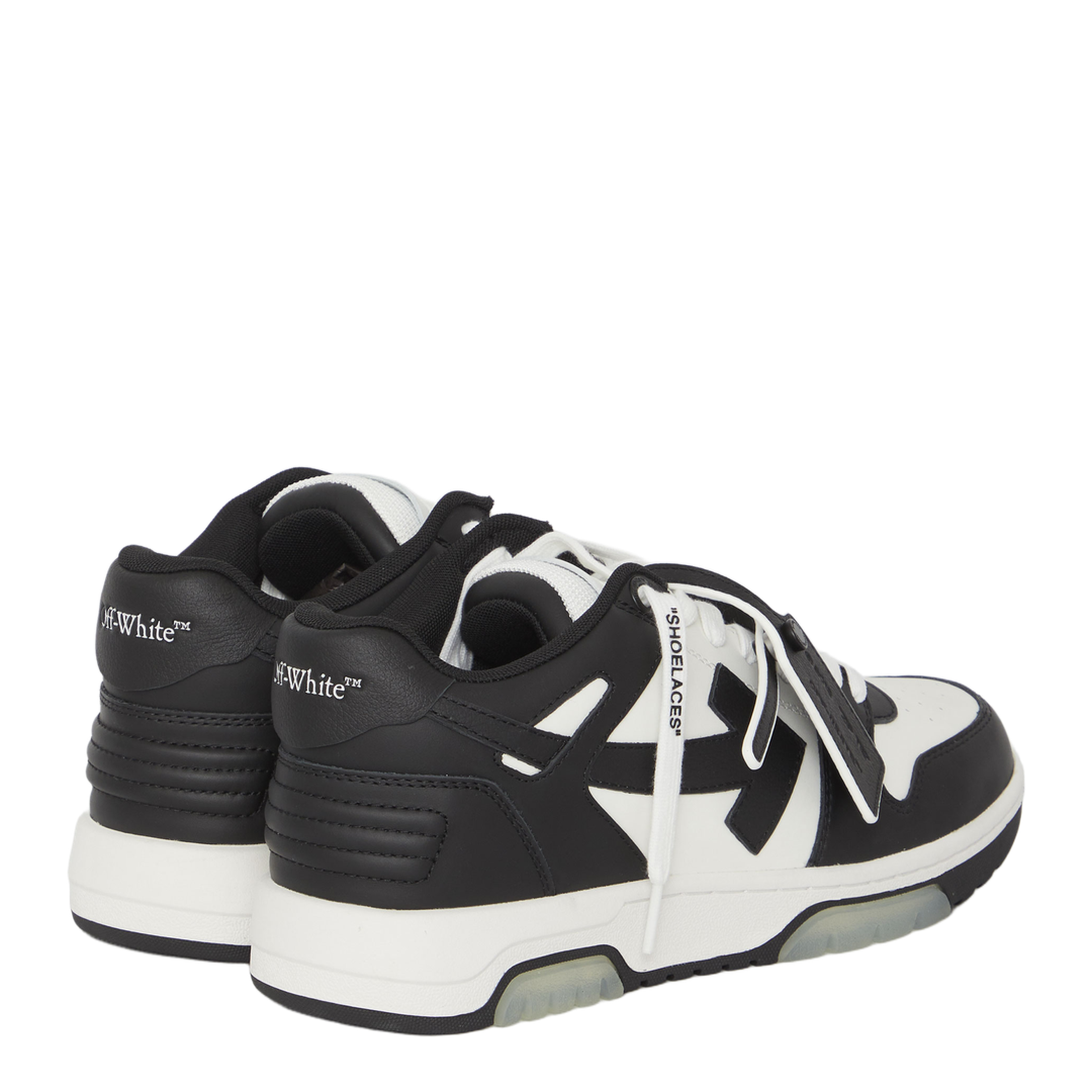 Out Of Office Leather Sneakers - Black - Image 3