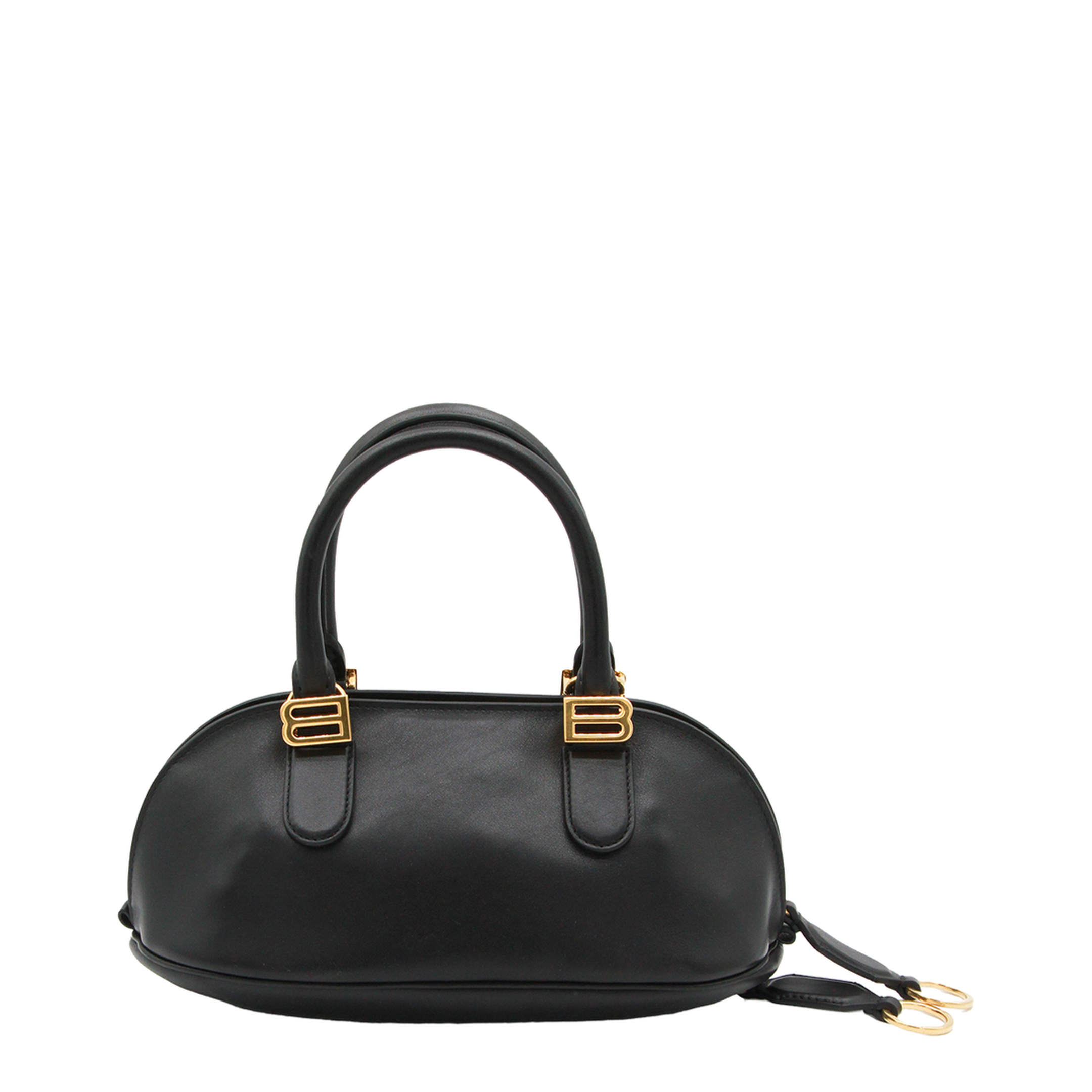 Bolero Mini Smooth Calfskin Bowling Bag - Noir - Image 4