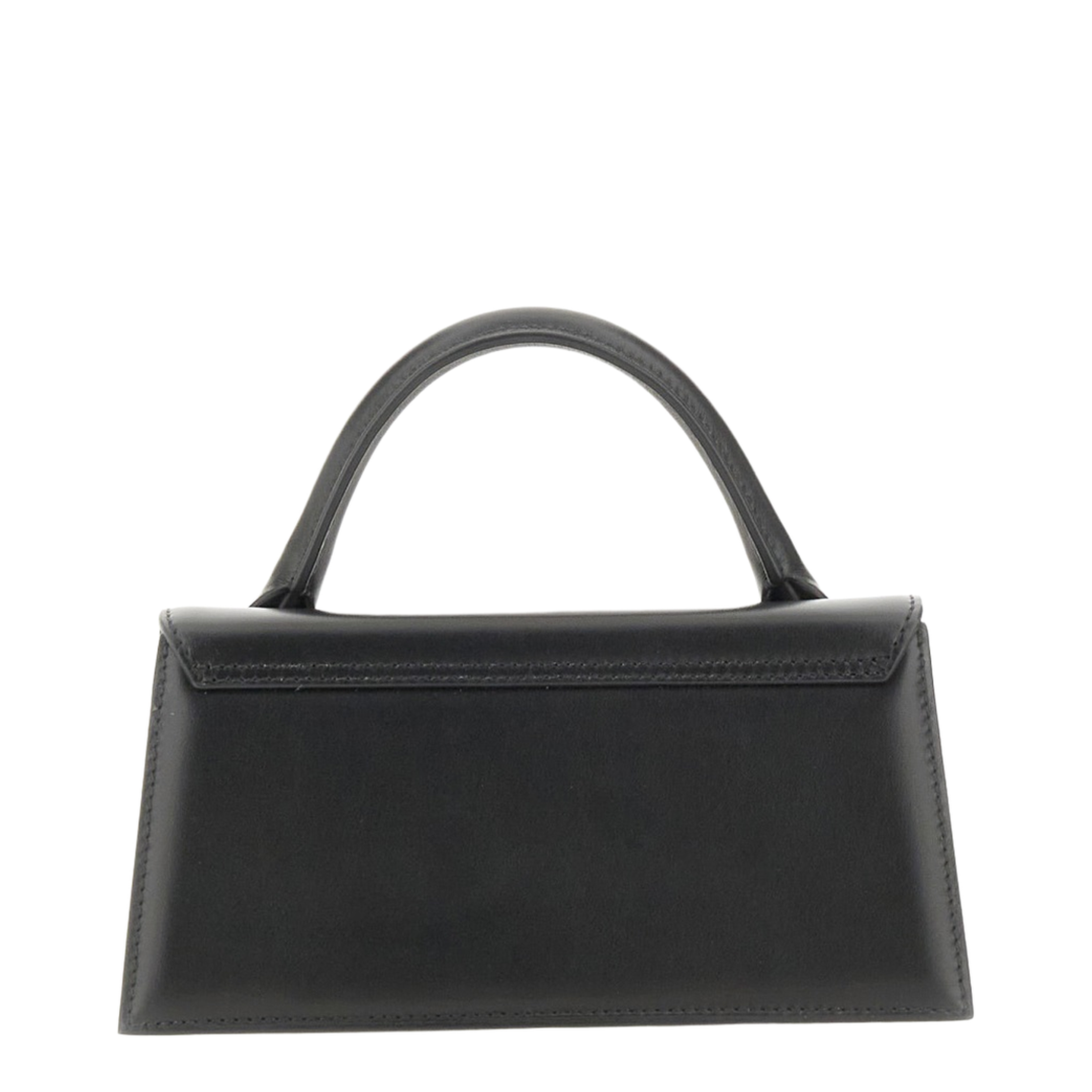 Le Chiquito Long Calf Leather Handbag - Black - Image 5