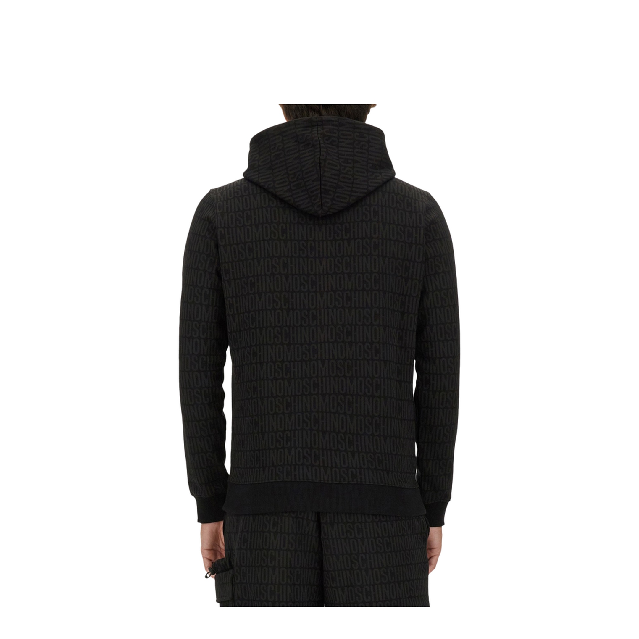 Sweatshirt with All Over Logo - Image 3