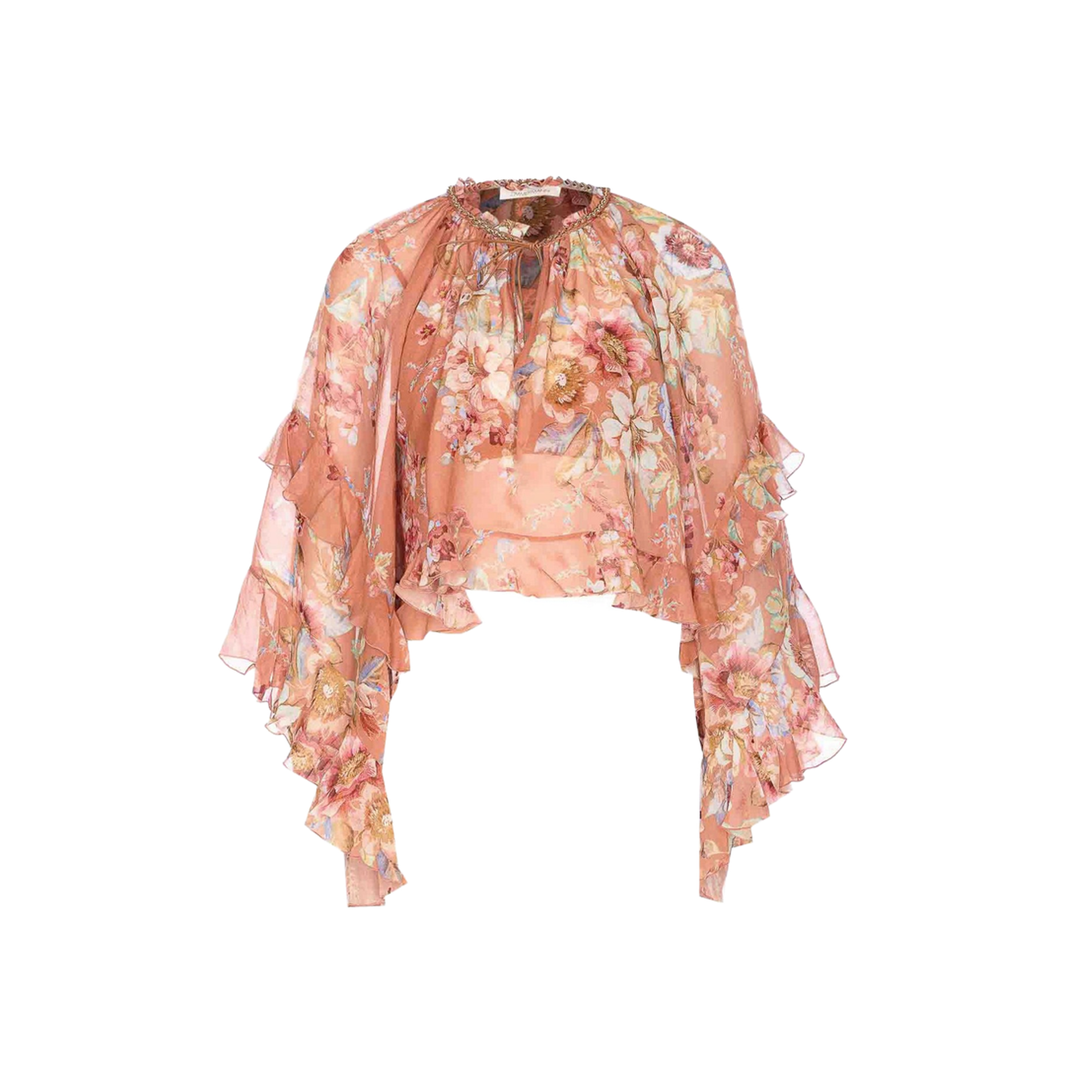 Cinnamon Awaken Ruffle Blouse - Image 1