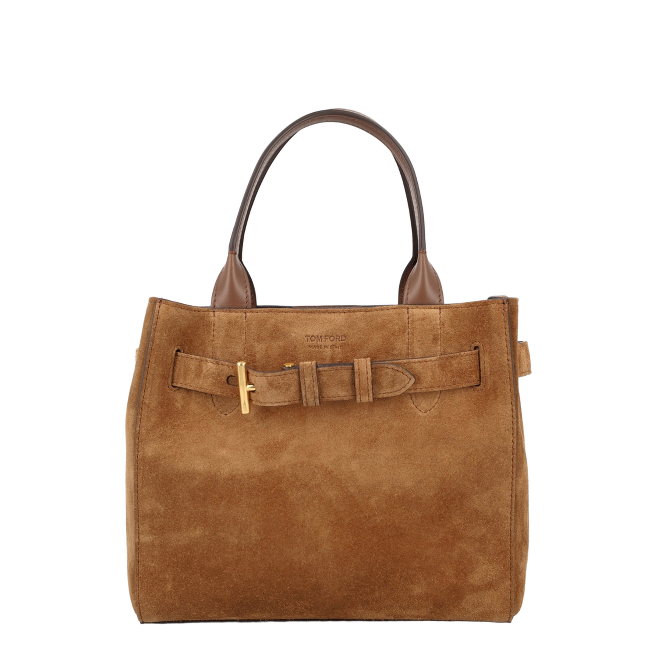 Small Calfskin Handbag - Brown - Image 1