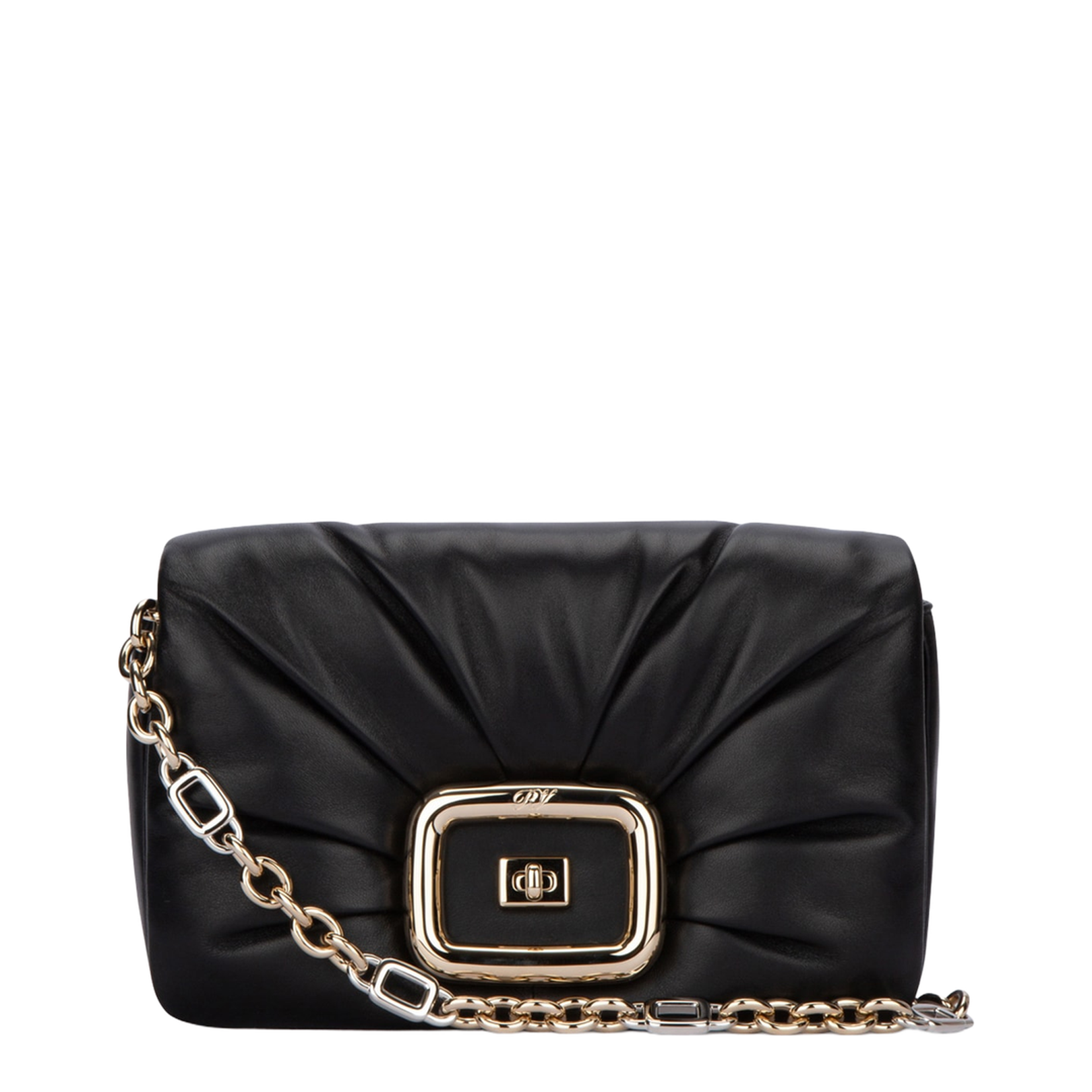 Viv' Choc Leather Bag - Nero - Image 1