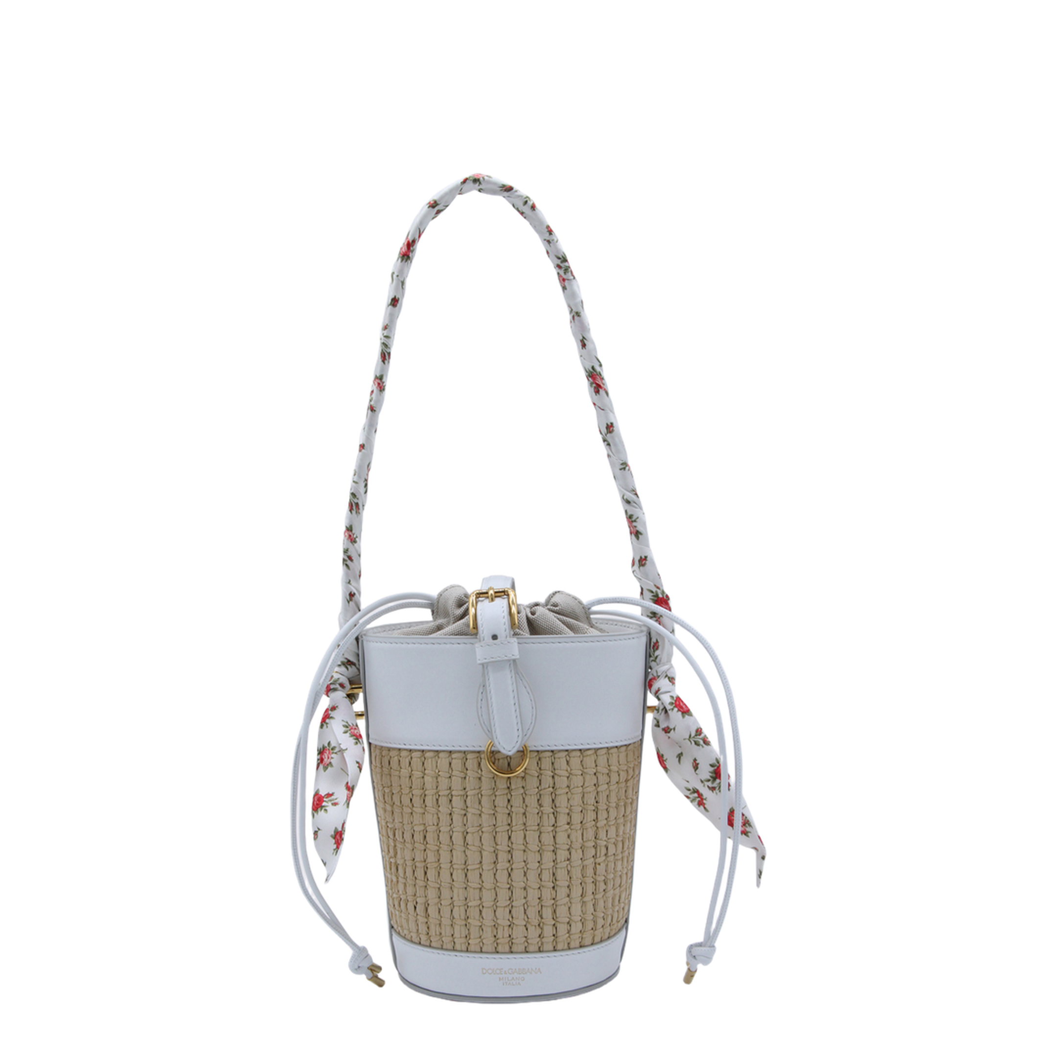 Capri Raffia Bucket Bag - Multicolor - Image 2