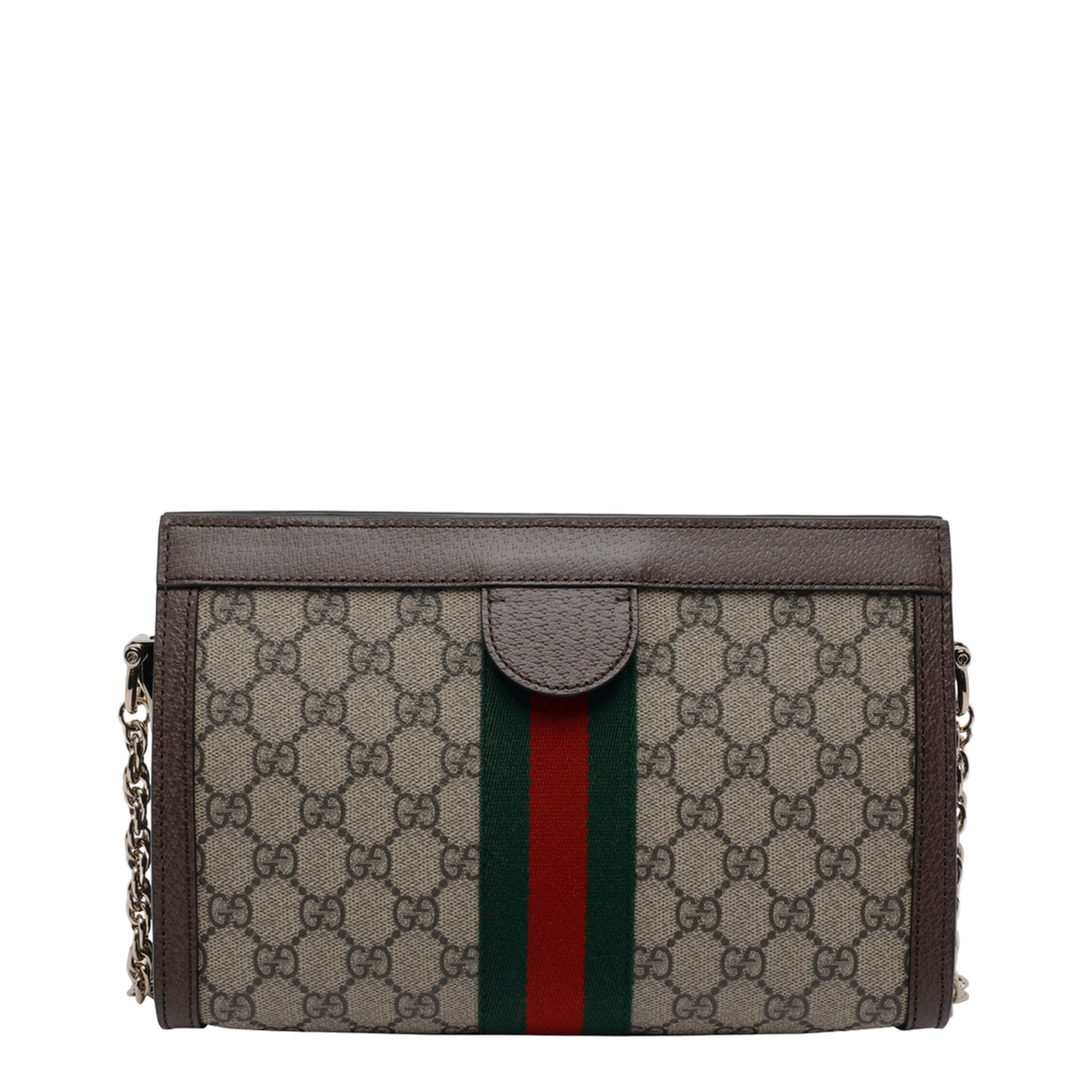 Ophidia Medium Shoulder Bag - Beige/Brown - Image 3