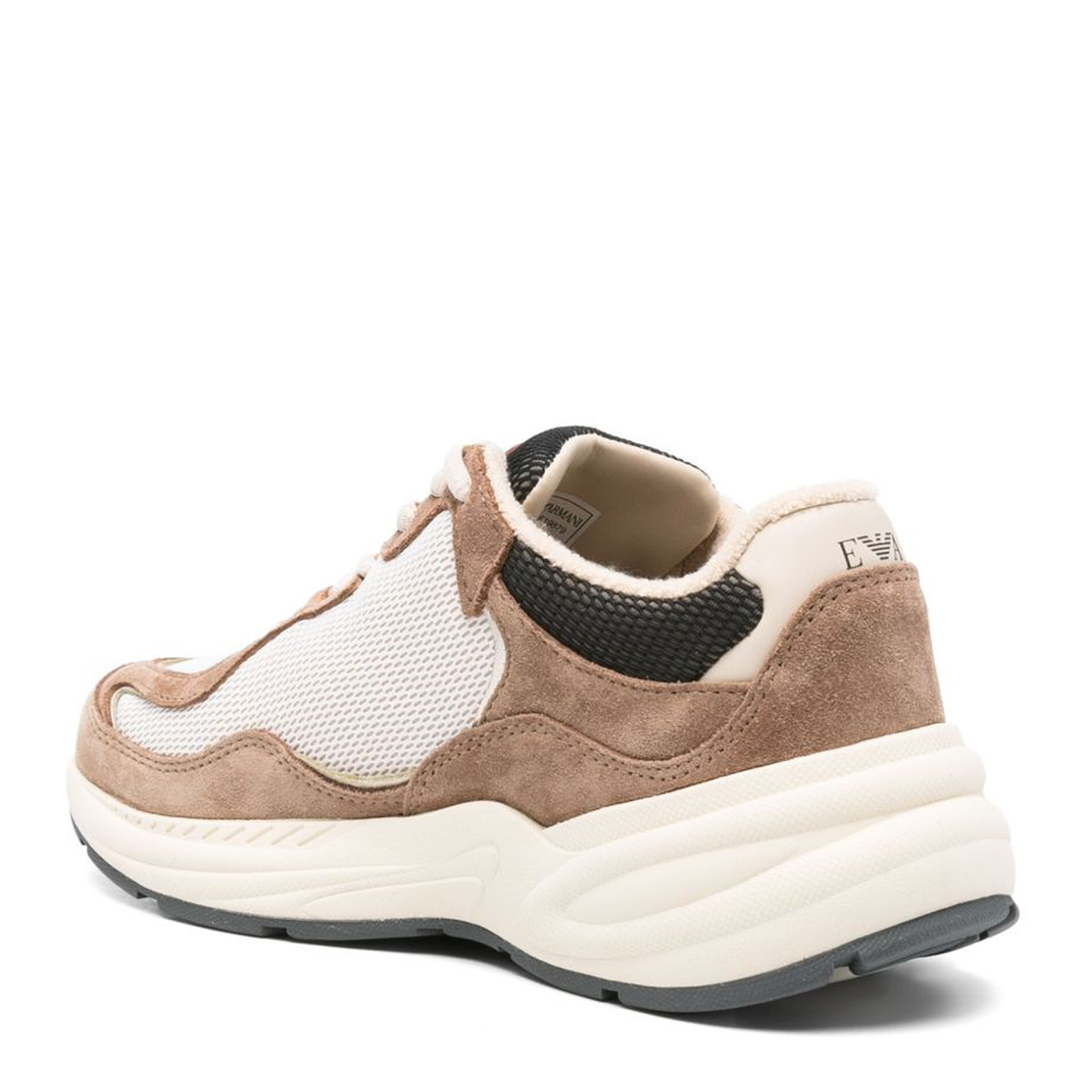 Mesh Sneakers with Suede Details - Image 3