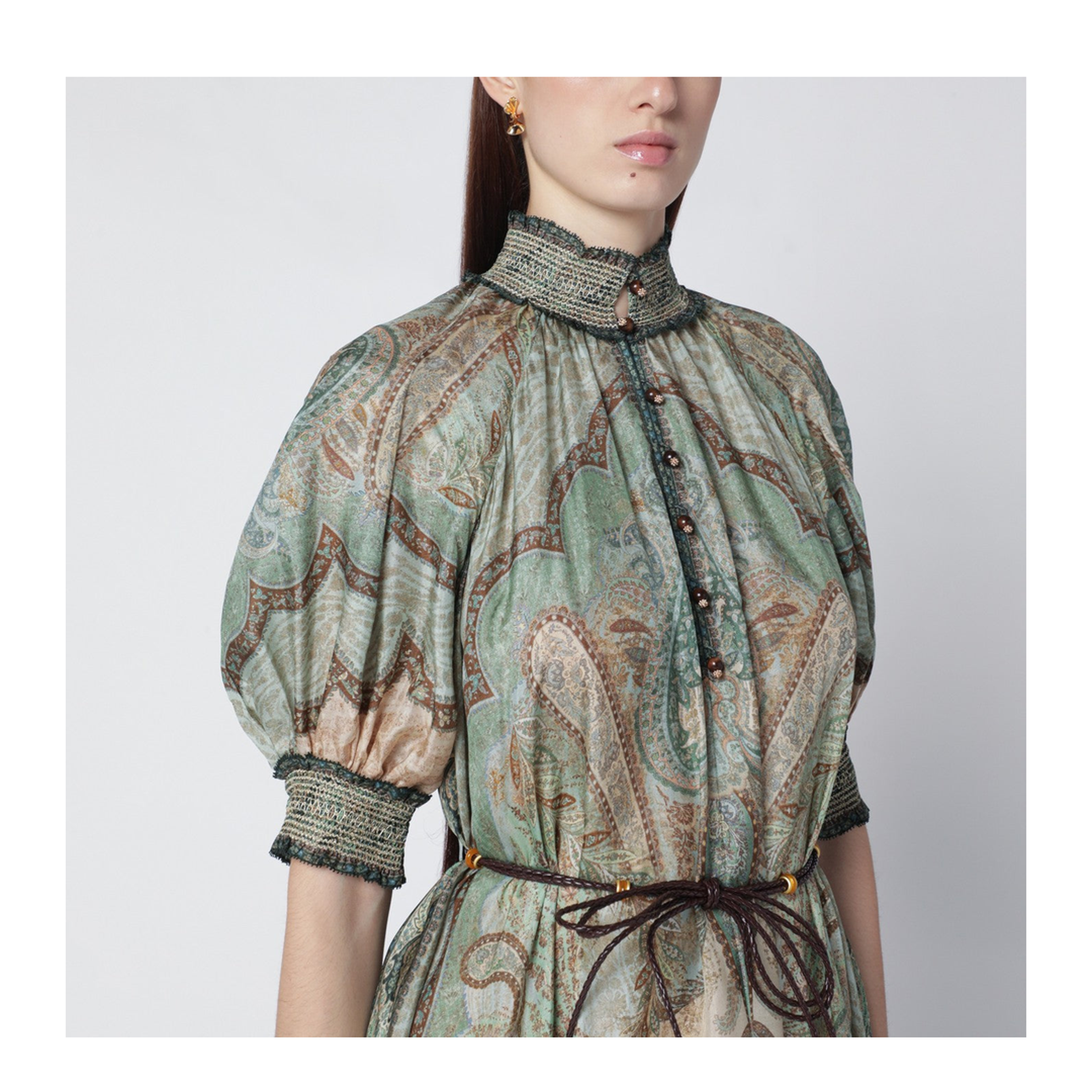 Wanderlust Billow Dress with Tapestry Print - Image 2