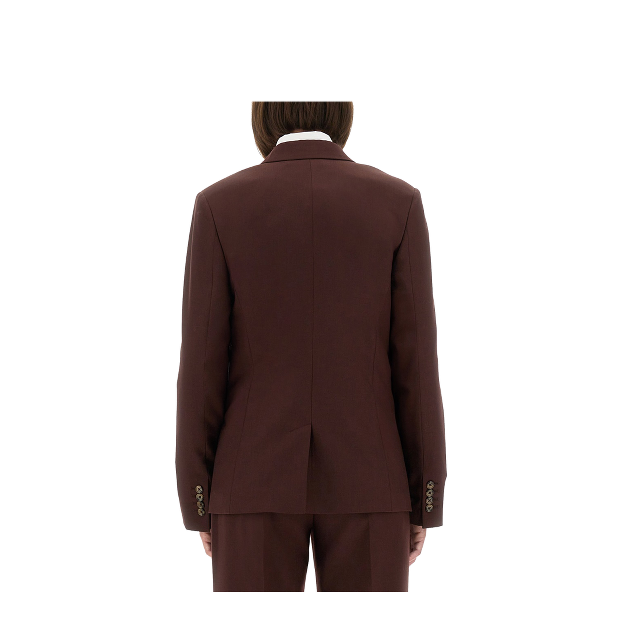 Double-Breasted Wool Blazer - Image 3