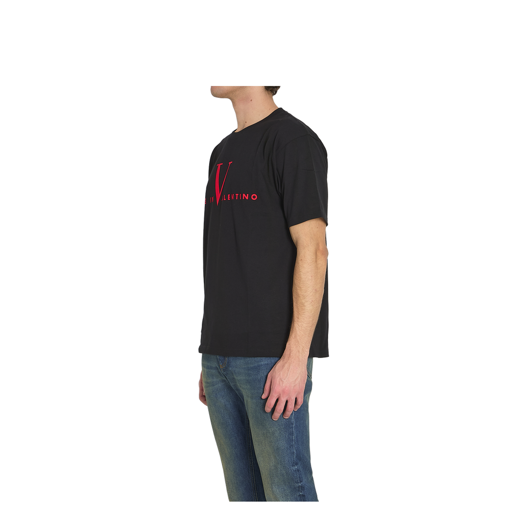 Cotton T-Shirt with Made In Print - Image 2