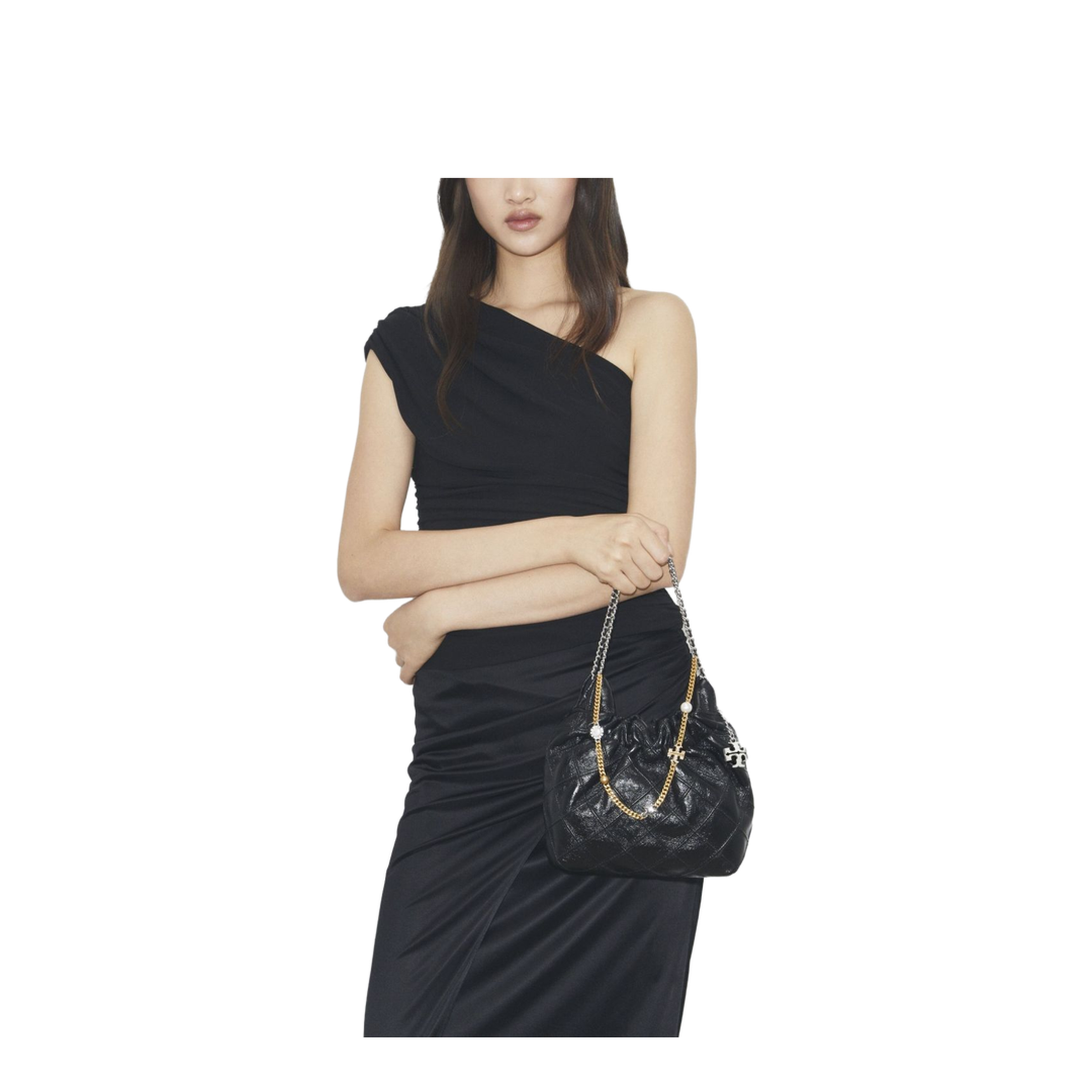 Fleming Mini Leather Hobo Bag - Image 5