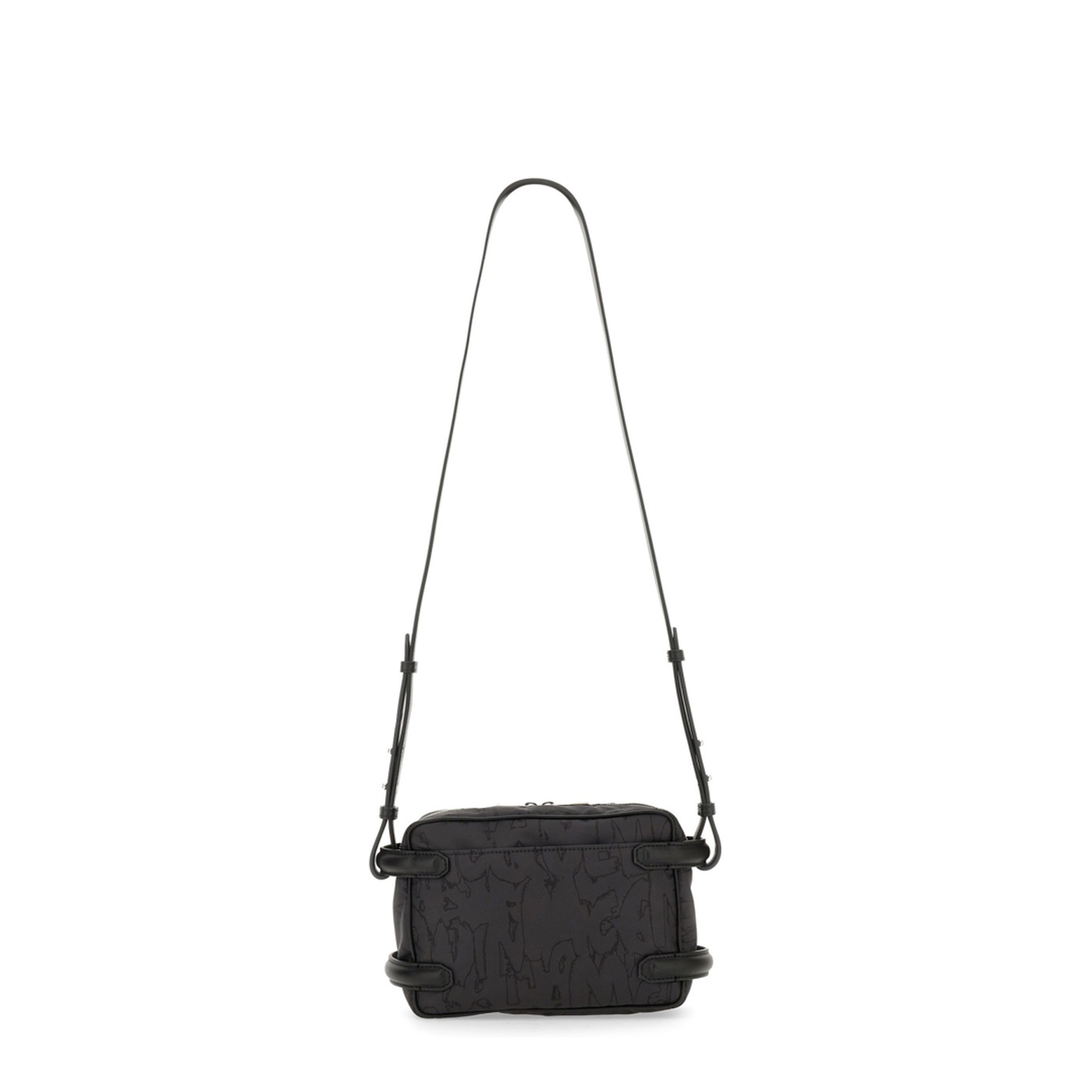Black Nylon Harness Crossbody Bag - Image 2