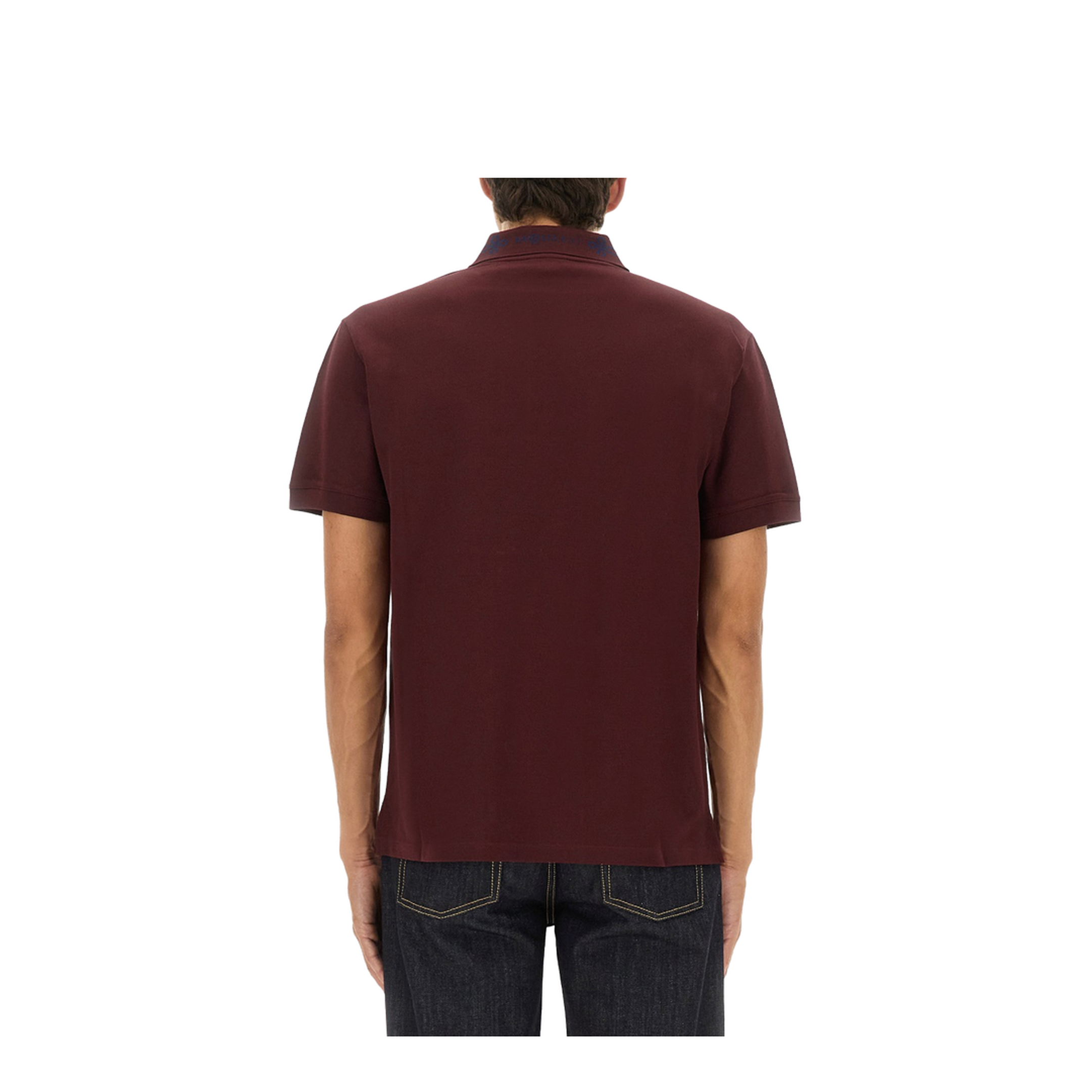 Polo Shirt with Logo on the Collar - Image 3