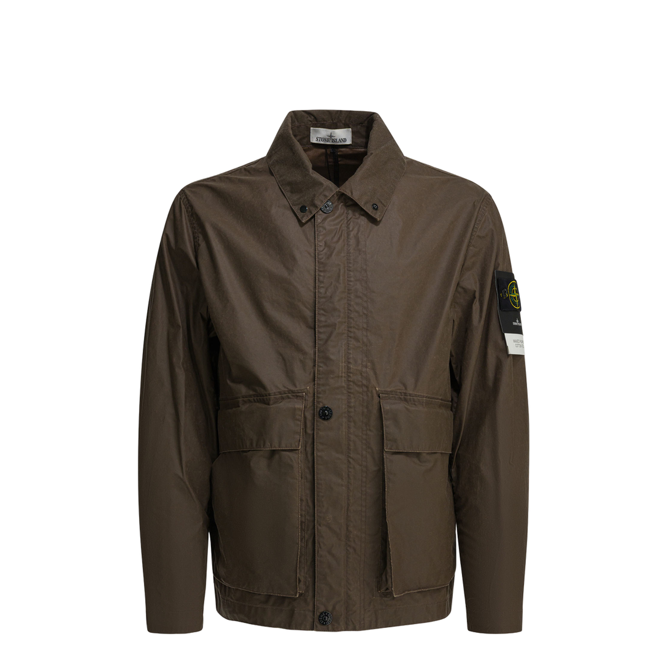 Pigmented Wax Overshirt Jacket - Image 1