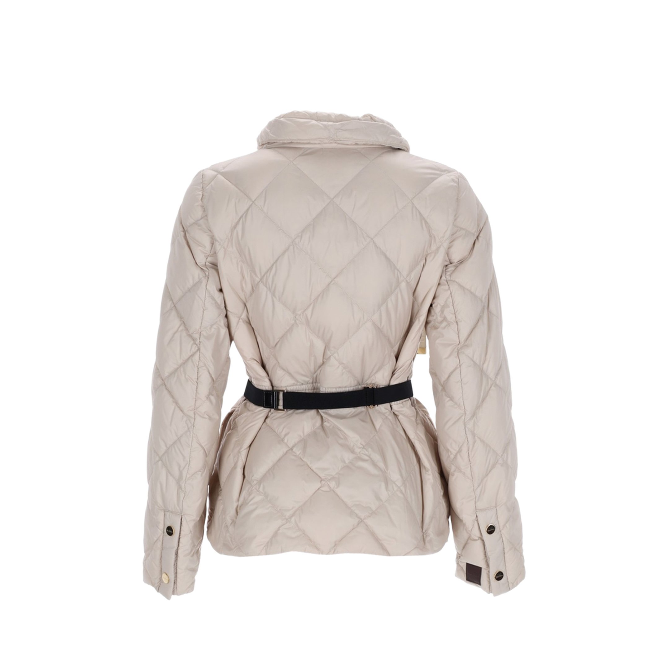 Quilted Jacket with Belt - Image 2
