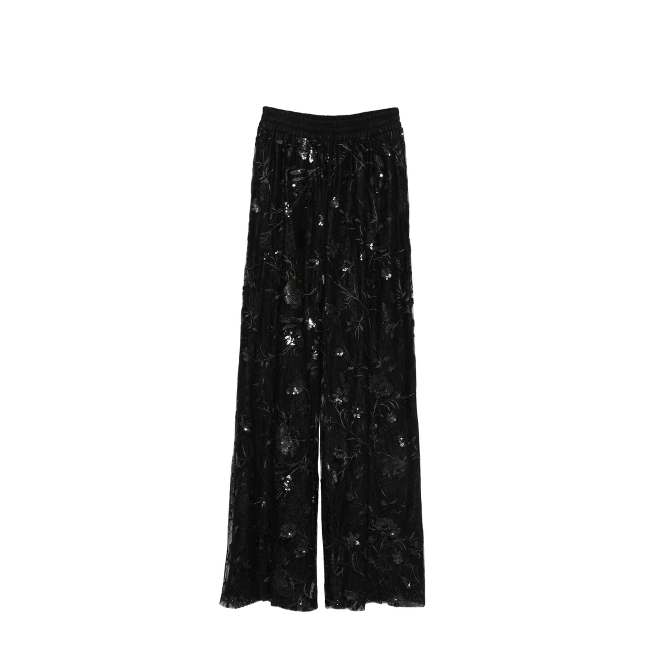 Sequined Tulle Midi Skirt - Image 1