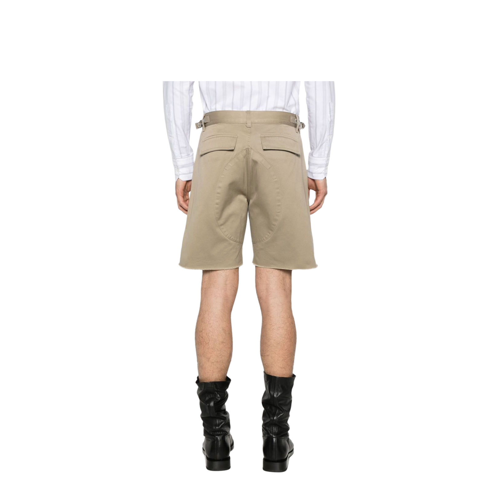 Beige cargo shorts - Image 2