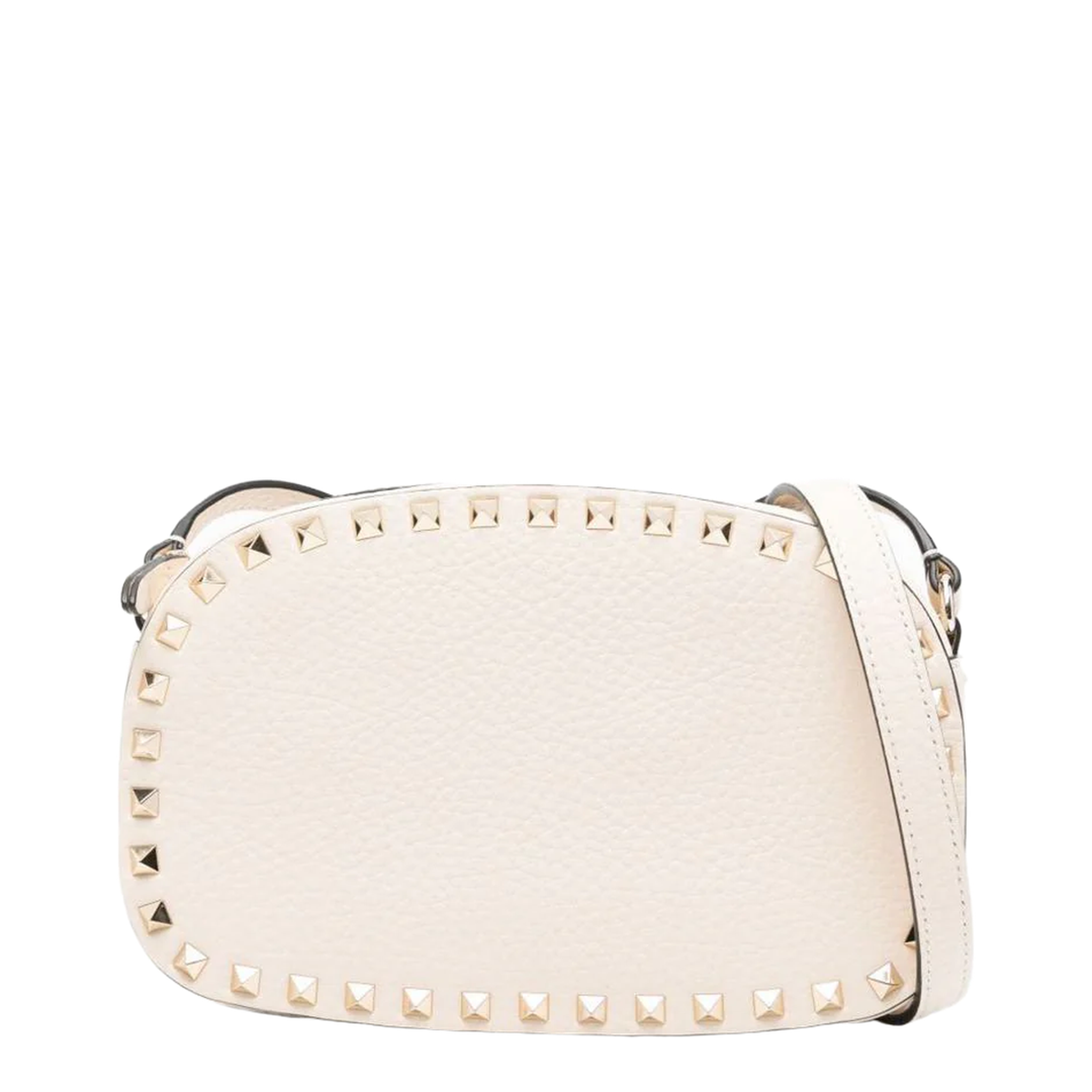 Mini Rockstud Shoulder Bag White - Image 1